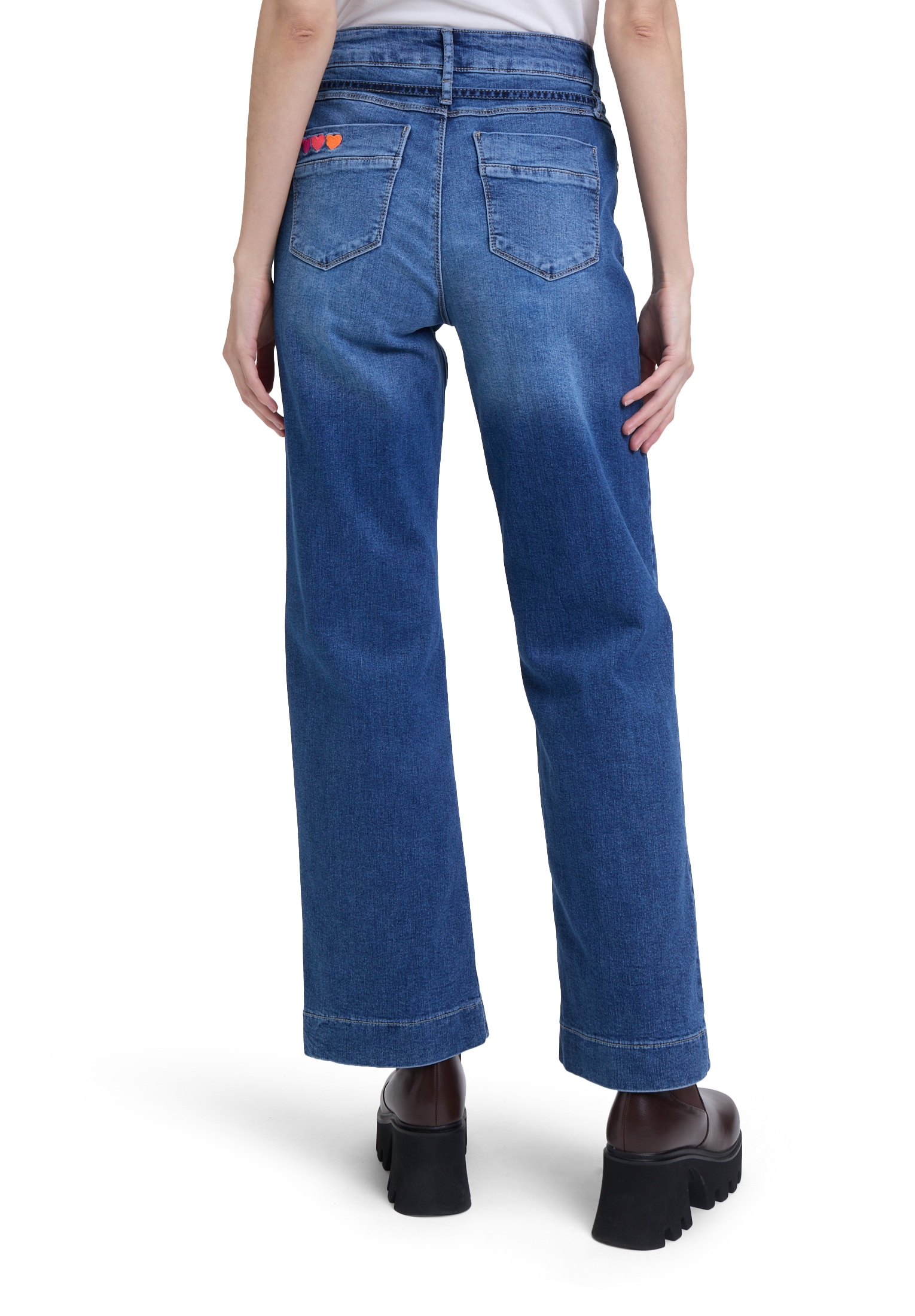 Cartoon Stretch-Jeans »Cartoon Stretch-Jeans mit Stickerei«