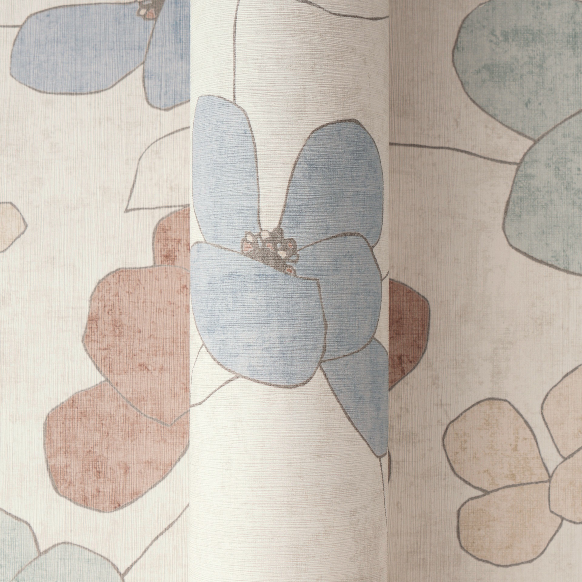 Thumbnail - A.S. Création Vliestapete "Moderne Mustertapete mit markantem Blattmuster" matt strukturiert Verspielte Blütenoptik für ...