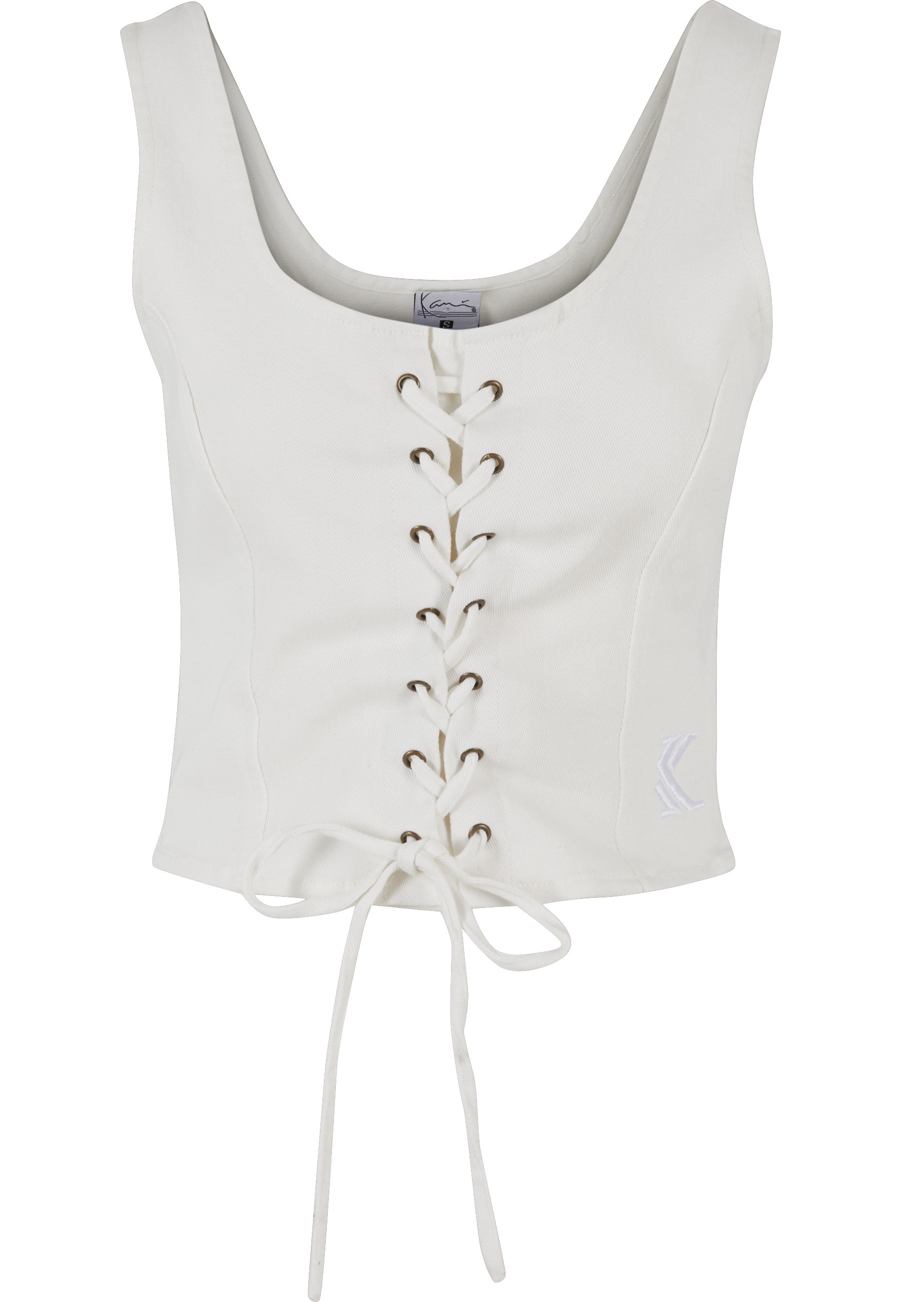 Karl Kani Muskelshirt "Karl Kani Damen KW241-003-1 Karl Kani KK Og Lace Up Corset Top" 1