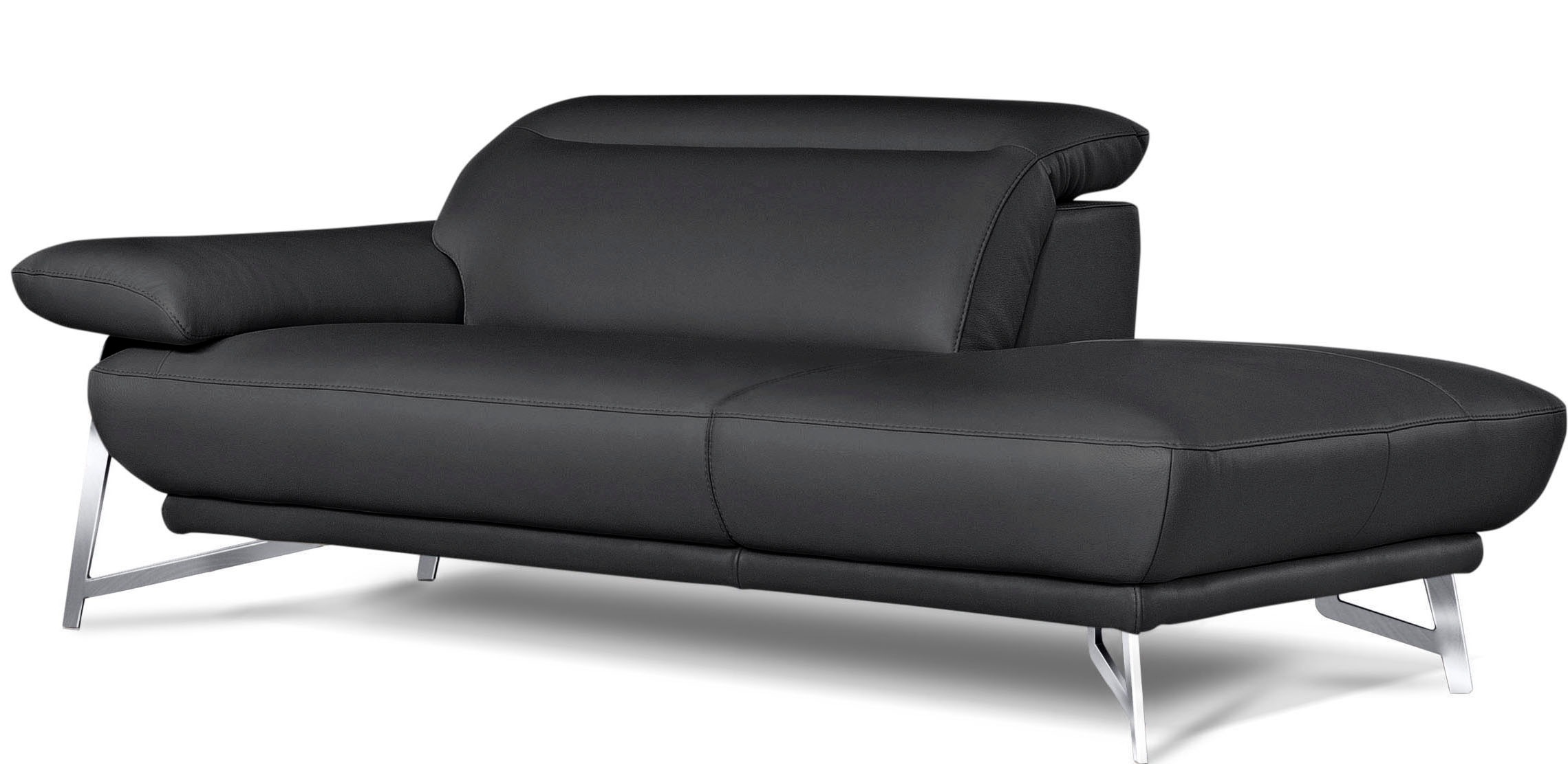 Egoitaliano Polstergarnitur »Anais, Design mit hohem Sitzkomfort für mehr Bequemlichkeit«, Set: bestehend aus Sofa und Ottomane, inkl. Kopfteilverstellung
