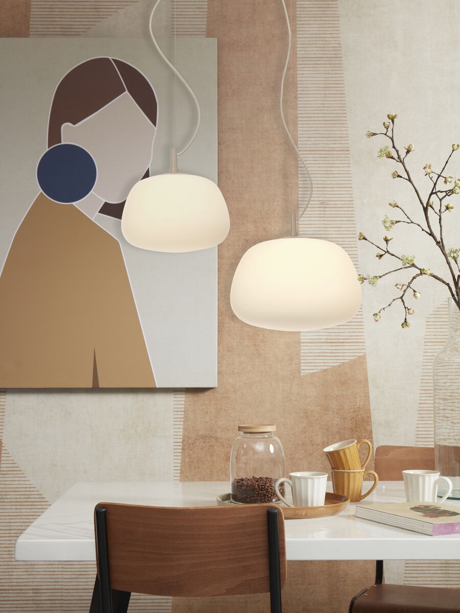 it's About RoMi Hängeleuchte »SAPPORO«, 1 flammig, Leuchtmittel E27 | LED wechselbar, Milchglass