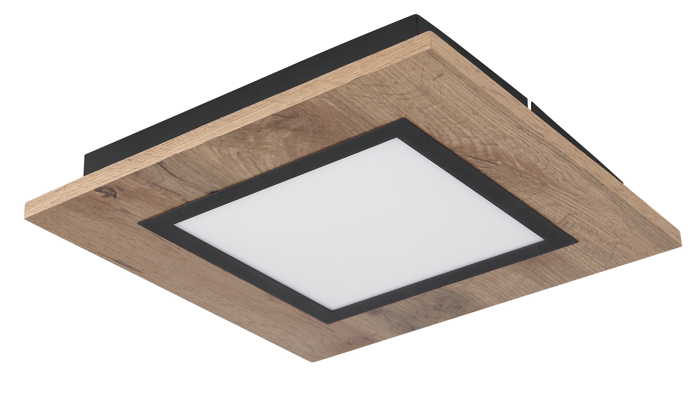 GLOBO LIGHTING LED Deckenleuchte »LEA«, Leuchtmittel LED-Modul | LED fest integriert, Deckenlampe/Wohnzimmer/Schlafzimmer/modern/Holz