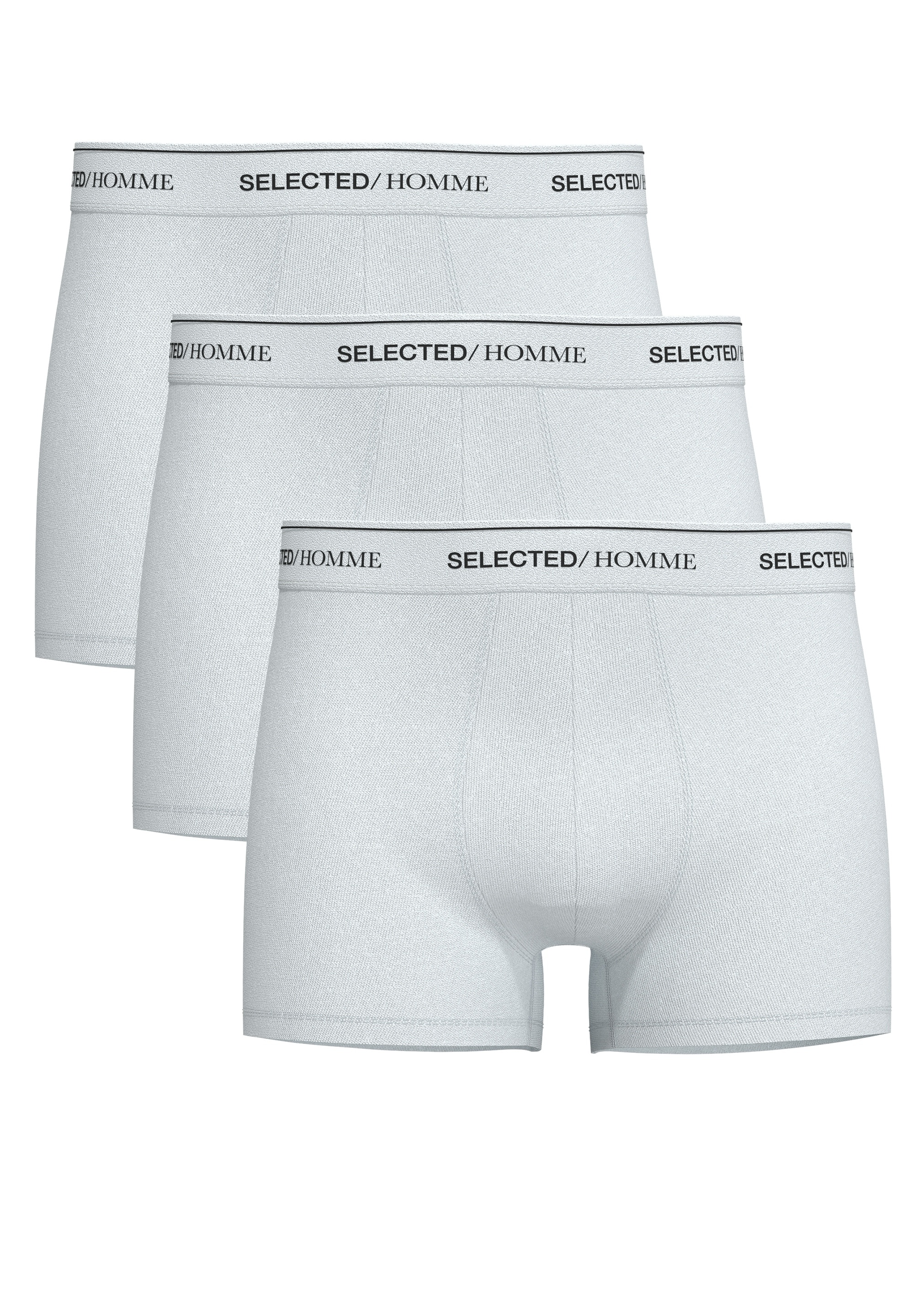 SELECTED HOMME Boxershorts "SLHLIAM 3-PACK TRUNK NOOS", (Packung)