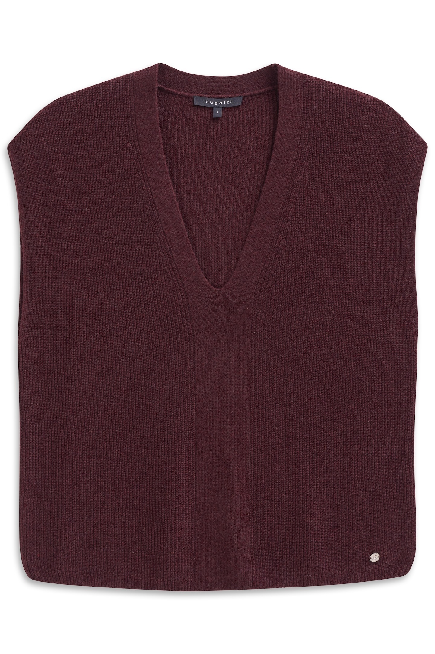 Thumbnail - bugatti Pullunder "Kaschmir-Mix", mit V-Ausschnitt vielseitig kombinierbar