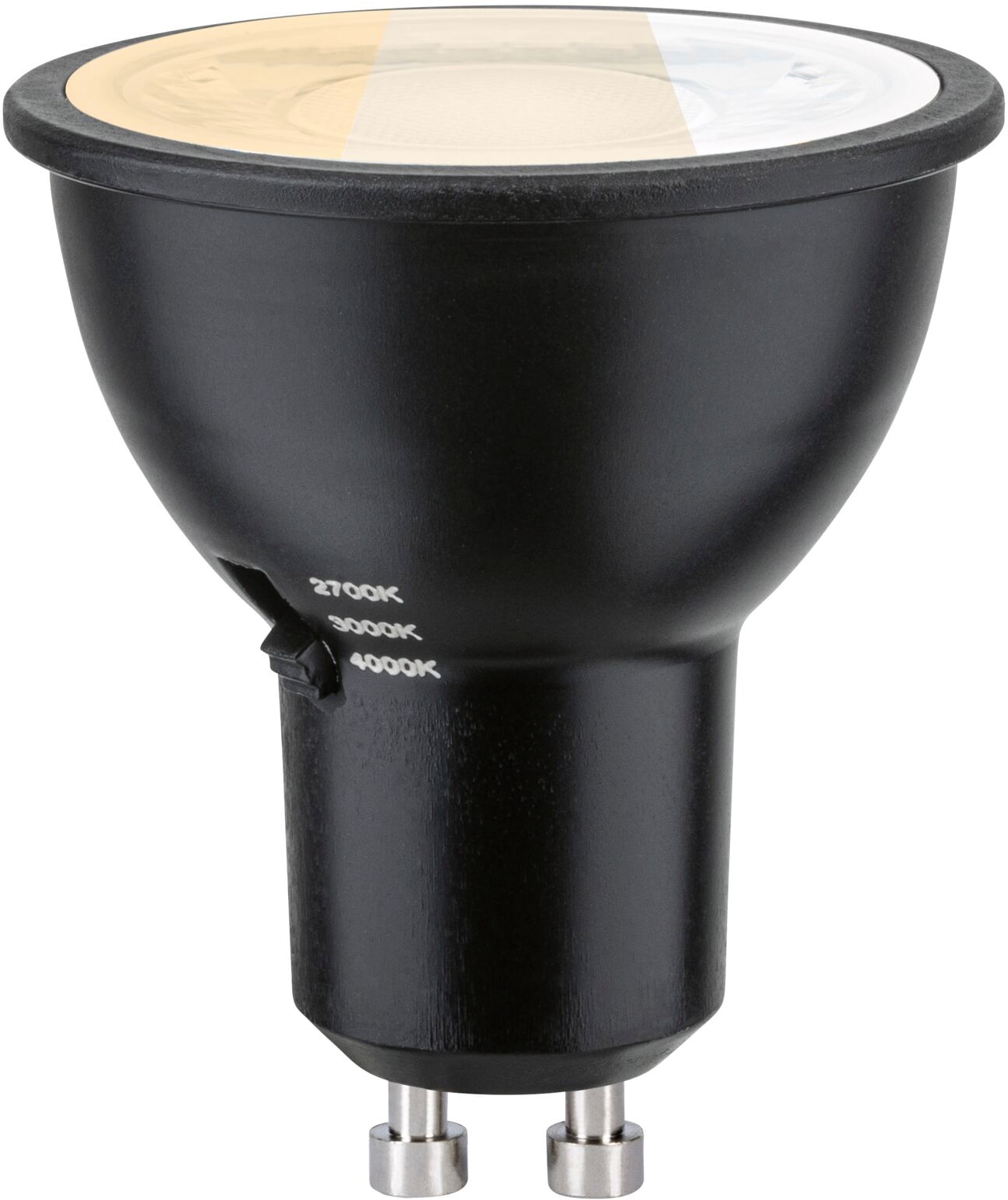 Paulmann LED-Leuchtmittel »650lm 3CCT DipSwitch 50° 6,9W 230V« GU10 1 Stk. Farbwechsler White Select