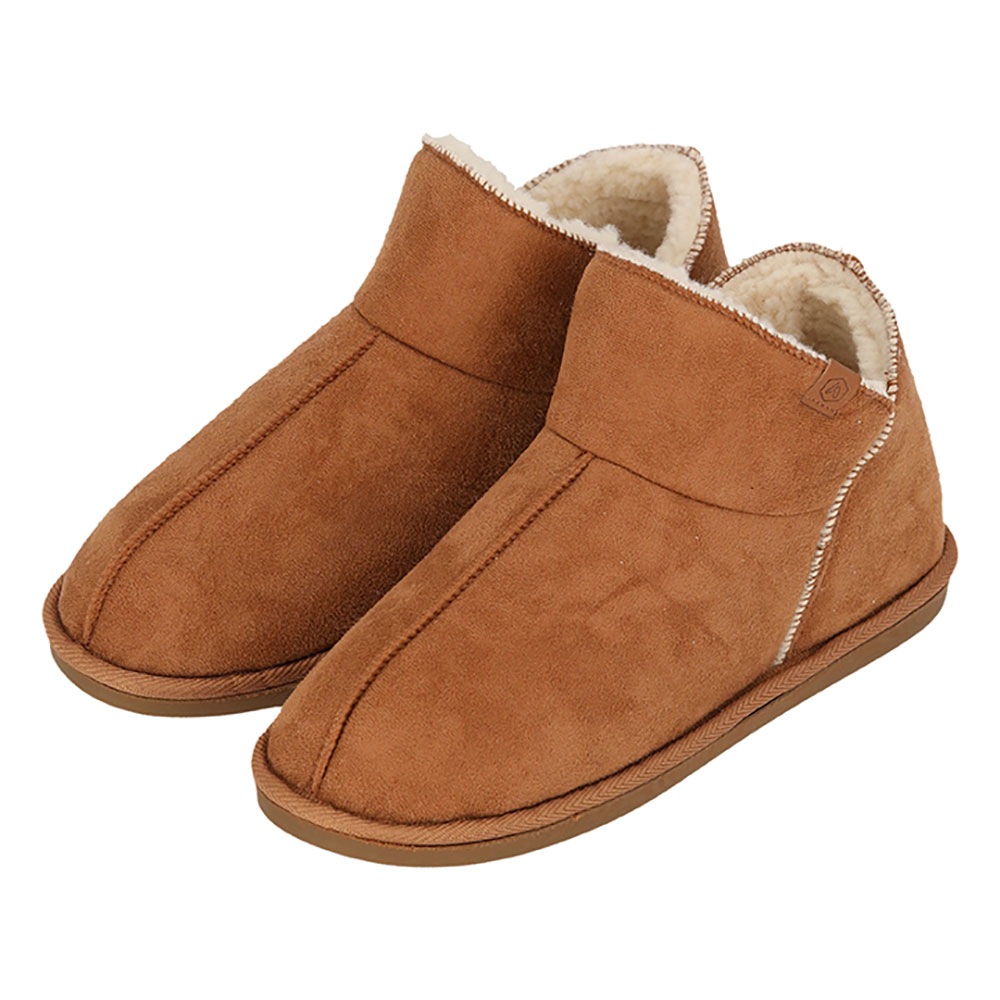 Apollo Hausschuh "LADIES HOME BOOTS SUEDE" mit Logoprägung und kuscheligen, günstig online kaufen