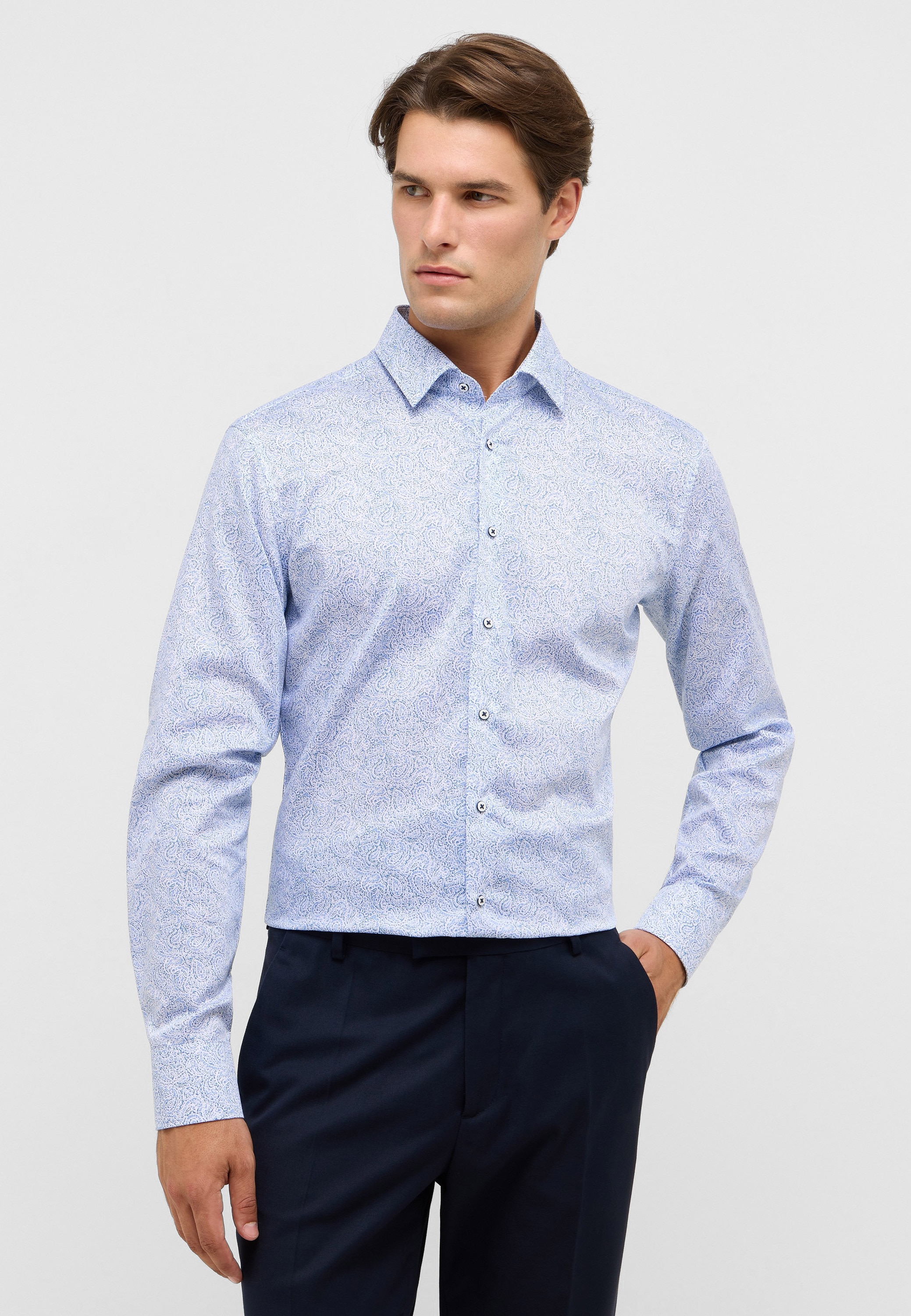 Eterna Langarmhemd "SLIM FIT", NON IRON (bügelfrei) günstig online kaufen
