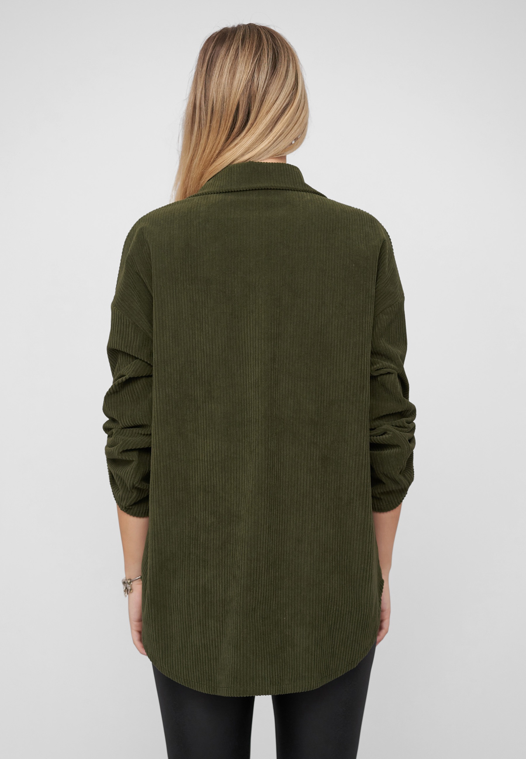 CLOUD 5IVE Klassische Bluse »CLOUD 5IVE Turn-Up Cordurory Blouse«