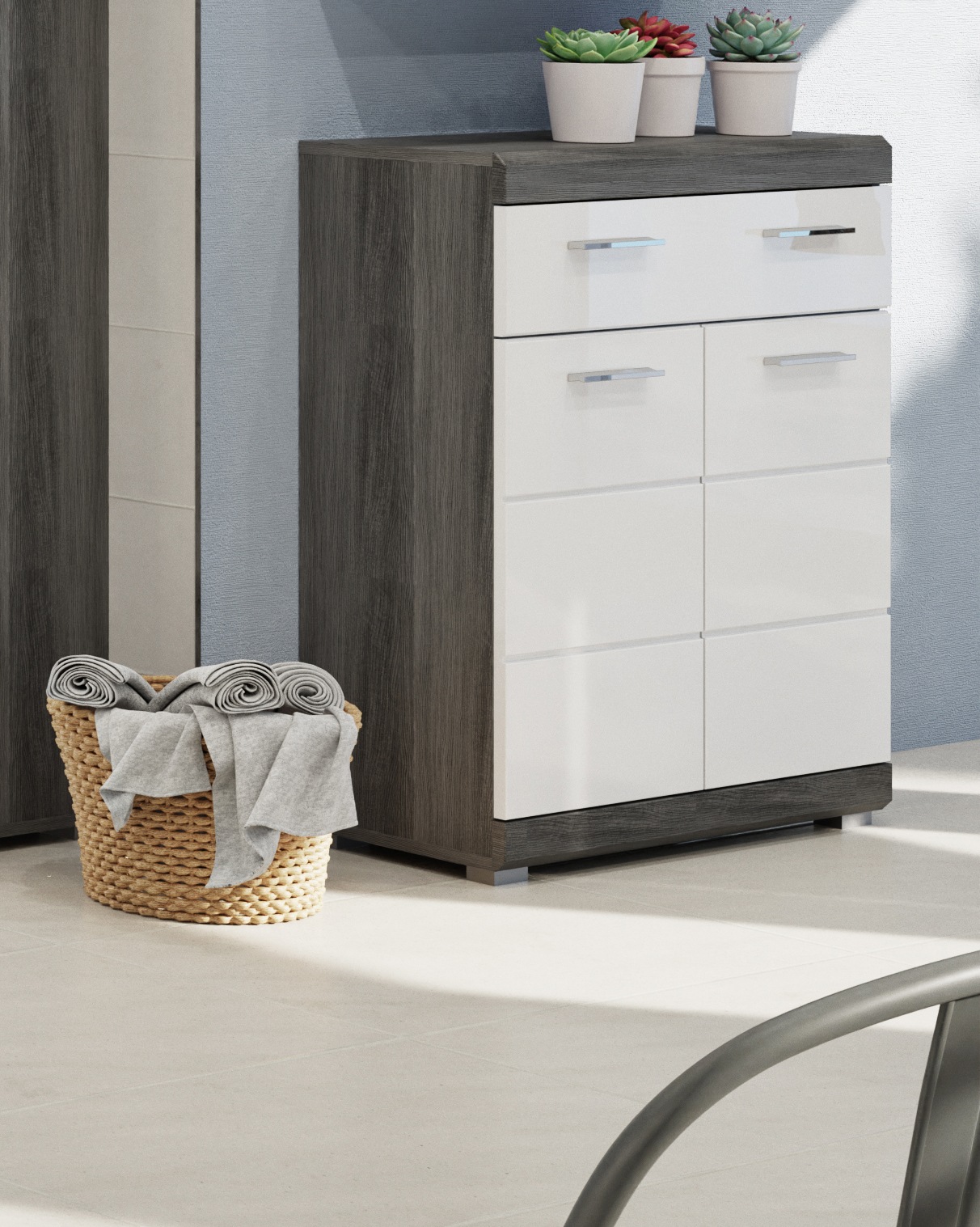 INOSIGN Unterschrank "SIENA, Breite 74cm, 2 Tür, 1 Schubkasten, 2 Fächer, M günstig online kaufen