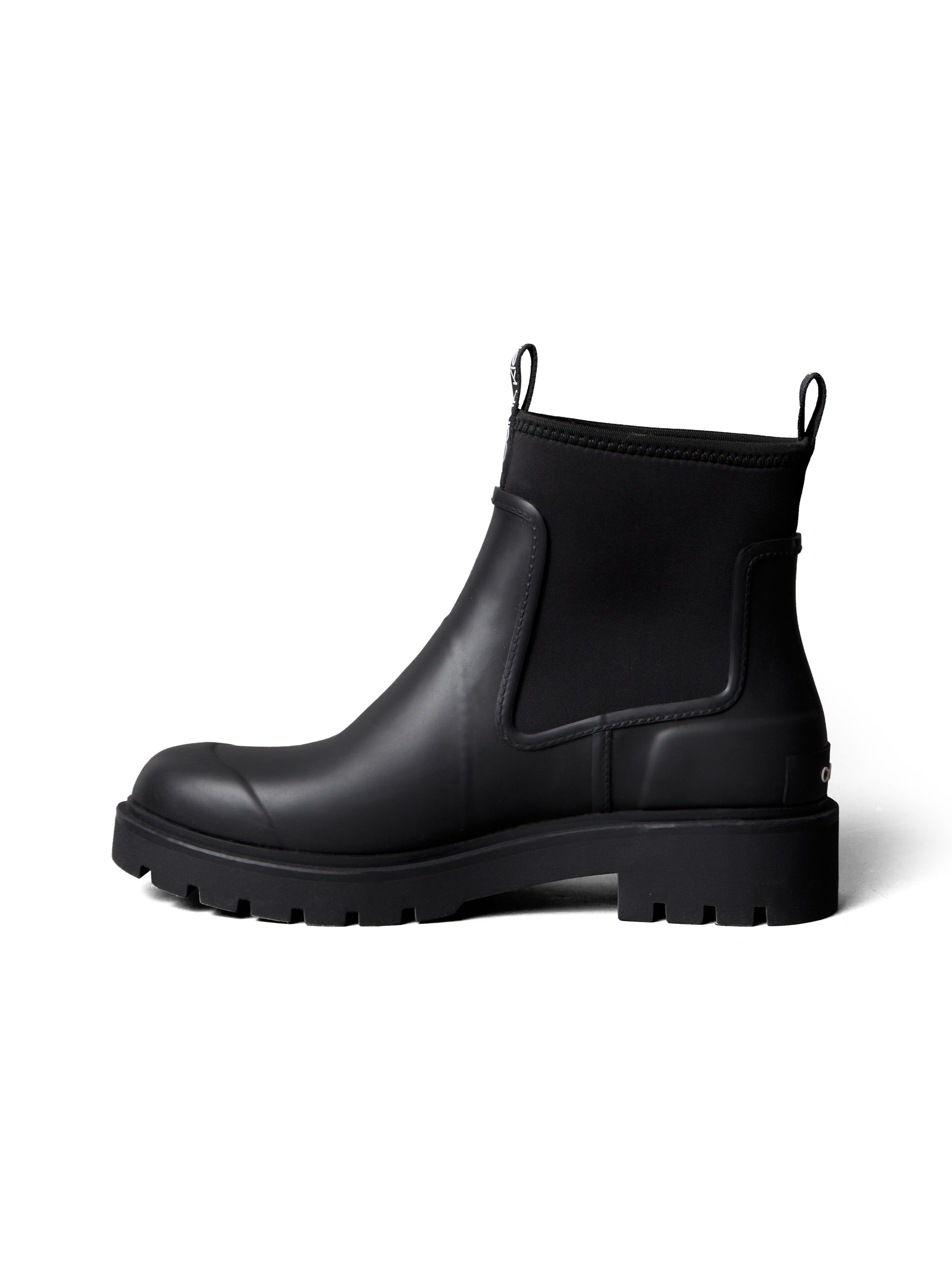 Calvin Klein Jeans Chelseaboots »COMBAT RAIN BOOT«, Stiefelette, Schlupfboots, Rainboots, Profilsohle, mit Anziehlasche