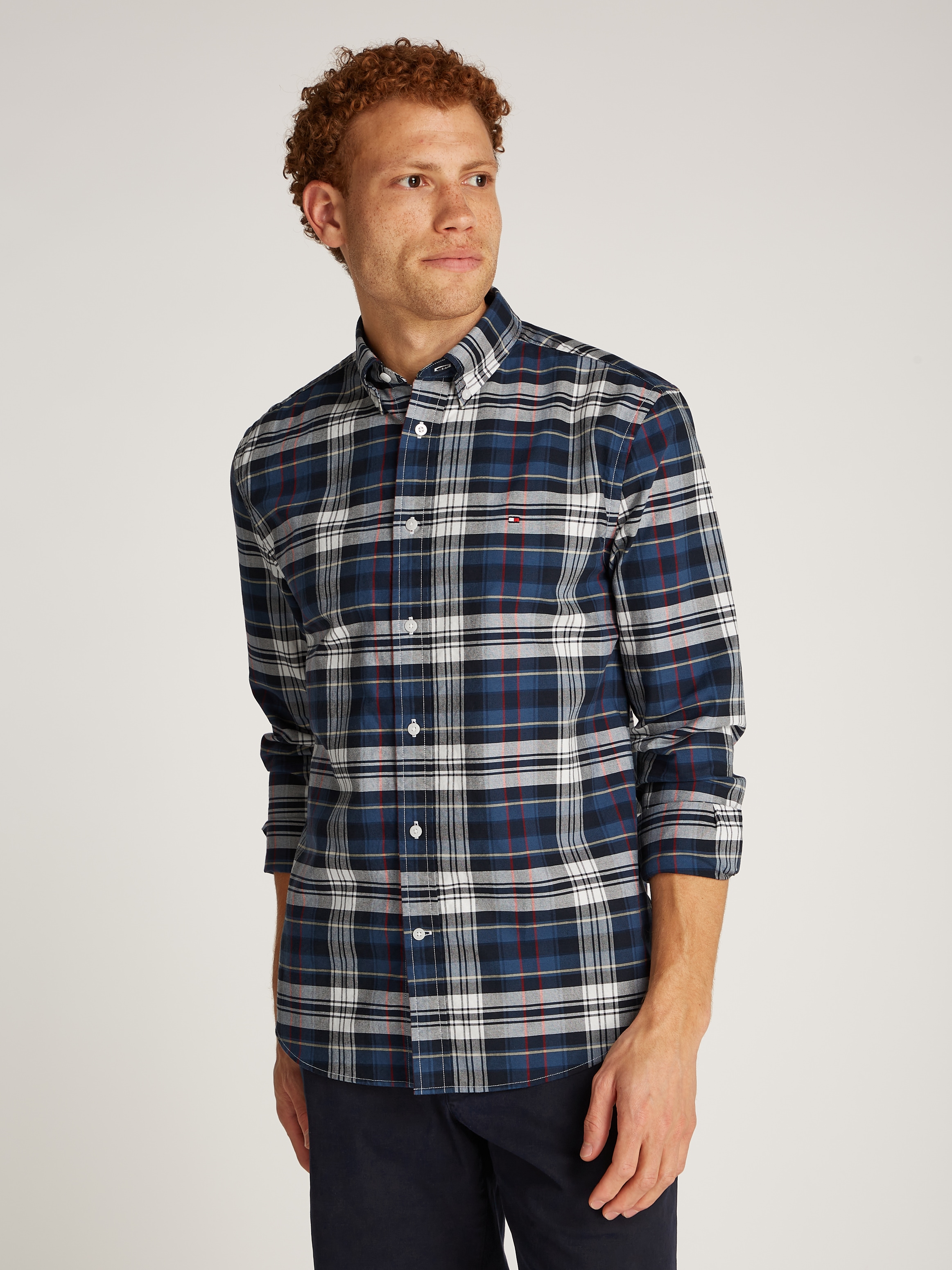 Tommy Hilfiger Karohemd OXFORD HERITAGE PLAID RF SHIRT mit Schottenkaro günstig online kaufen