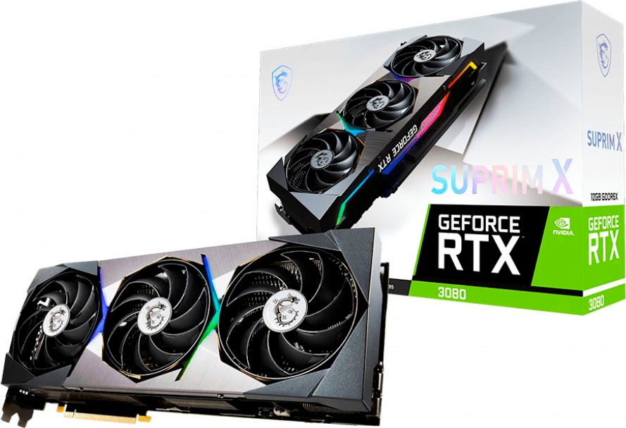MSI Grafikkarte »GeForce RTX 3080 SUPRIM X 12G LHR«, 12 GB, GDDR6X