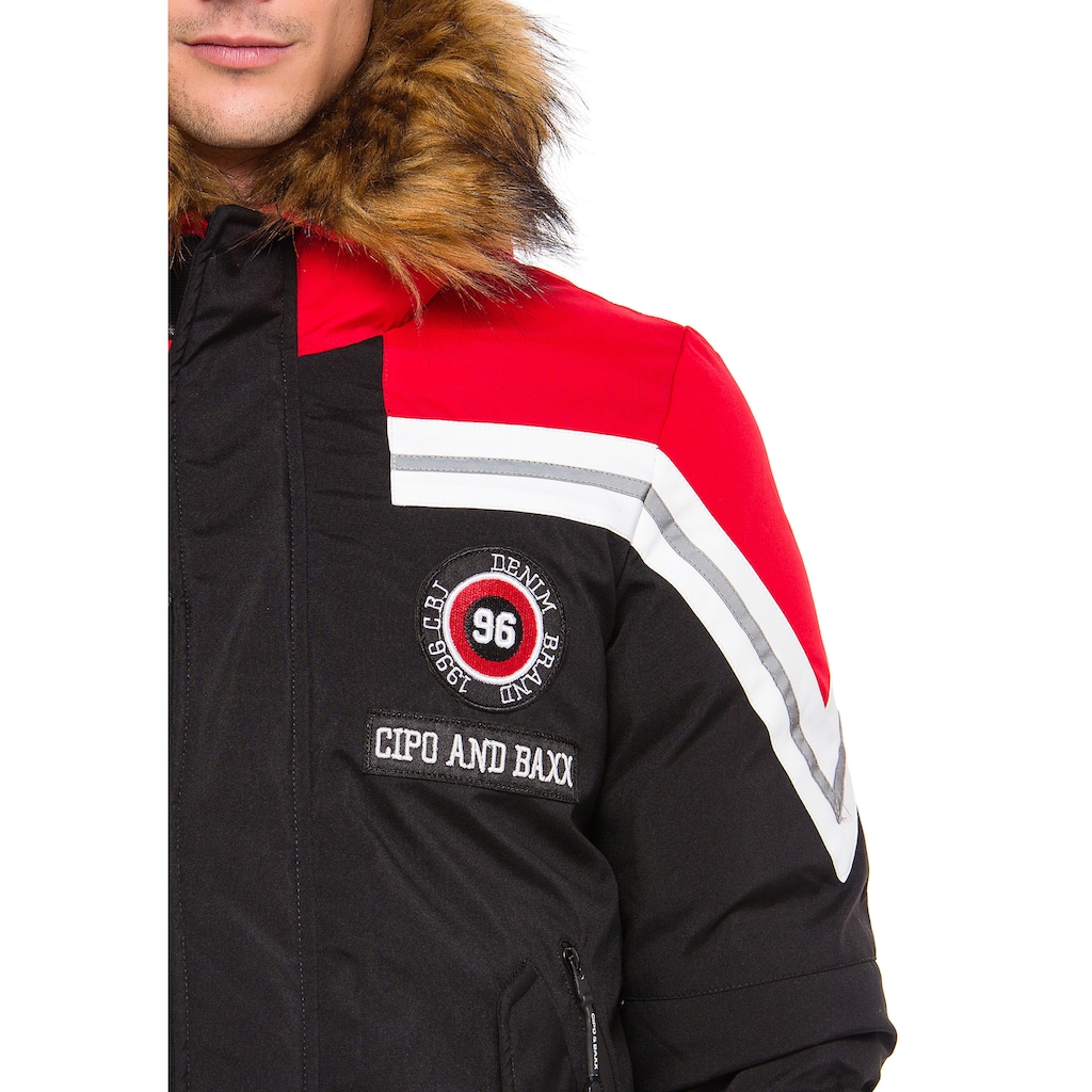 Cipo & Baxx Winterjacke, (1 St.)