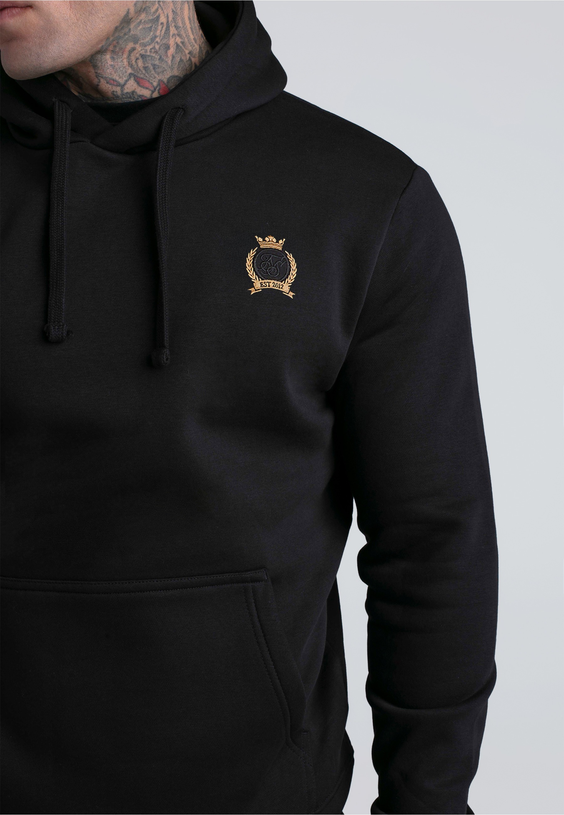 Siksilk Rundhalspullover »SikSilk Essentials Hoodie« 1