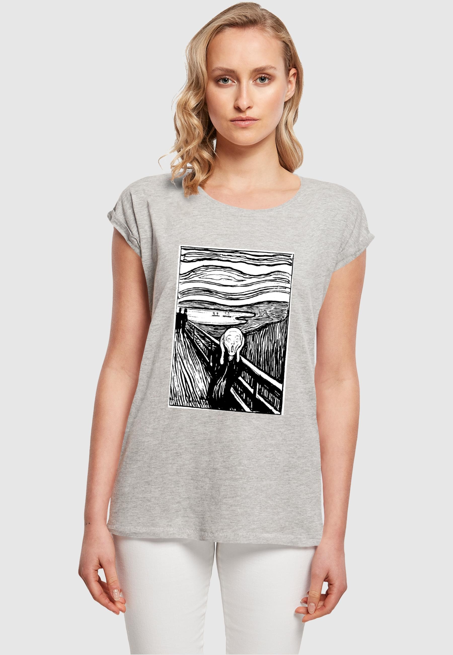 Merchcode T-Shirt »Merchcode Damen Ladies APOH - Munch Lino T-Shirt«, (1 tlg.)