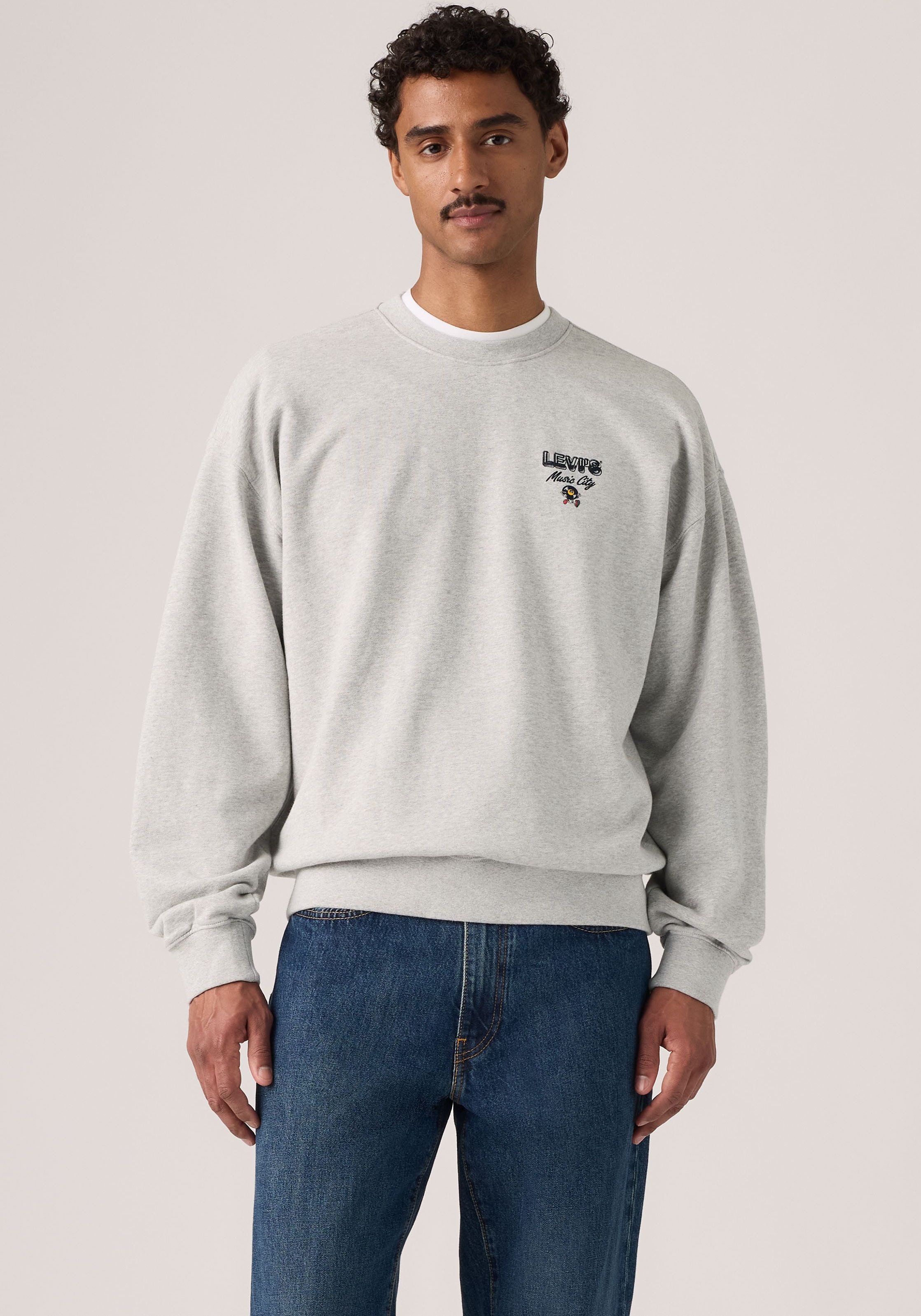 Levis Sweatshirt "SUNSET CREW", Rückenteil mit plakativen Druck