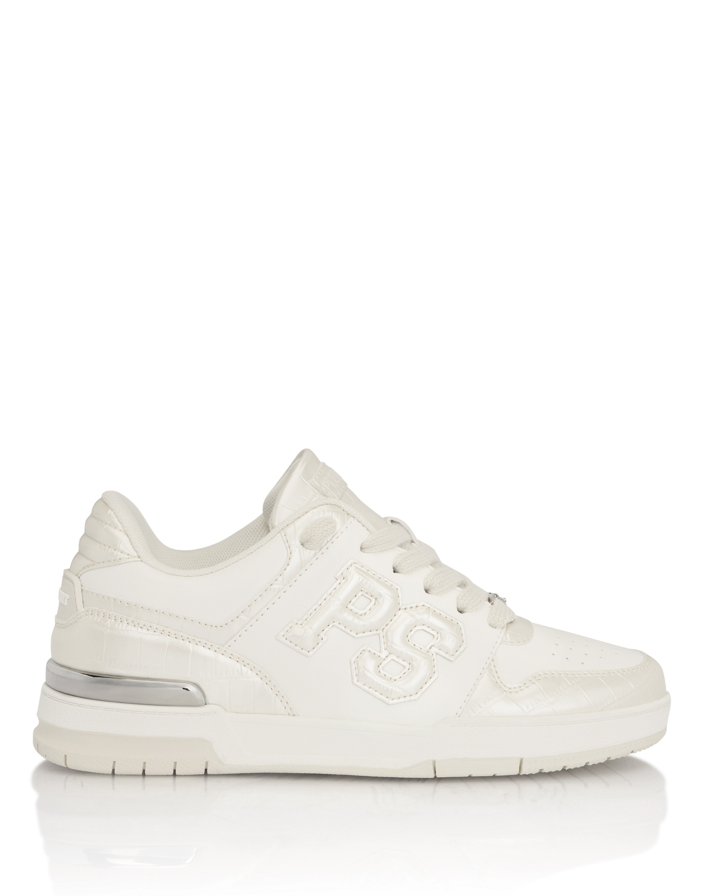 Plein Sport Low-Top Sneakers PS Cocco White Size 43