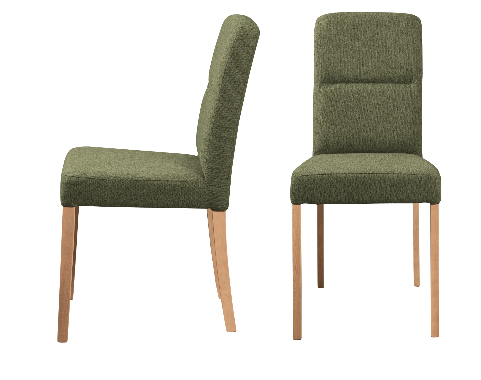 OTTO home 4-Fußstuhl "Nina Küchenstuhl, Polsterstuhl" (Set) 2 Stk.Gestell B günstig online kaufen