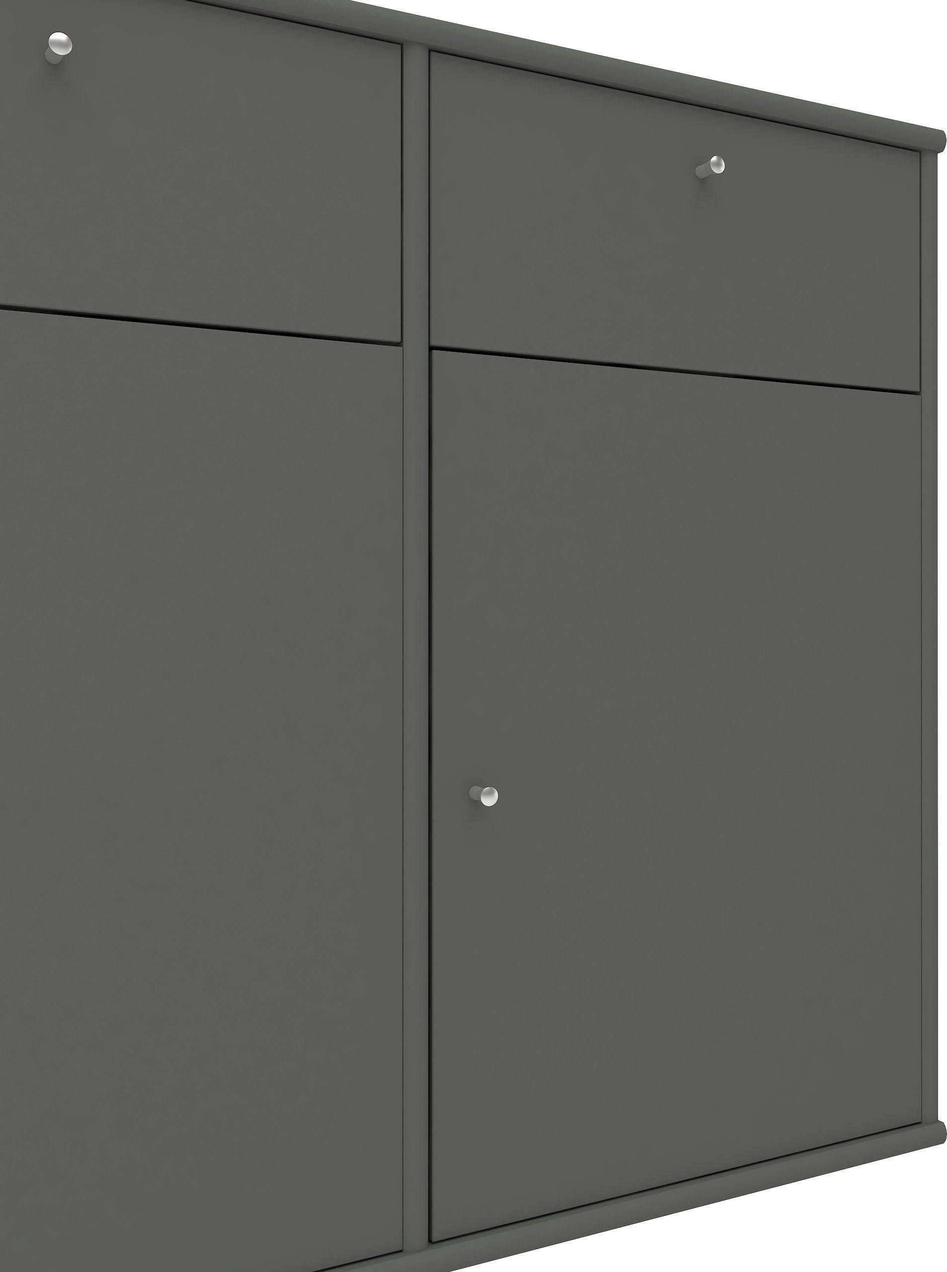 Hammel Furniture Sideboard »Mistral, Hochwertig Schrank, hängend/stehend montierbar«, mit Türen und Schubladen, B: 177 cm, anpassungsbar Designmöbel