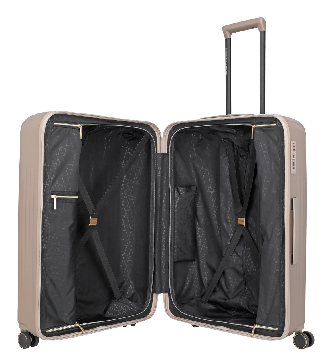 travelite Hartschalen-Trolley »BARBARA & travelite | BARBARA NOVELTY, verschiedene Größen und Farben«, 4 Rollen, Hartschalen-Kofferset Reisegepäck Volumenerweiterung bei M