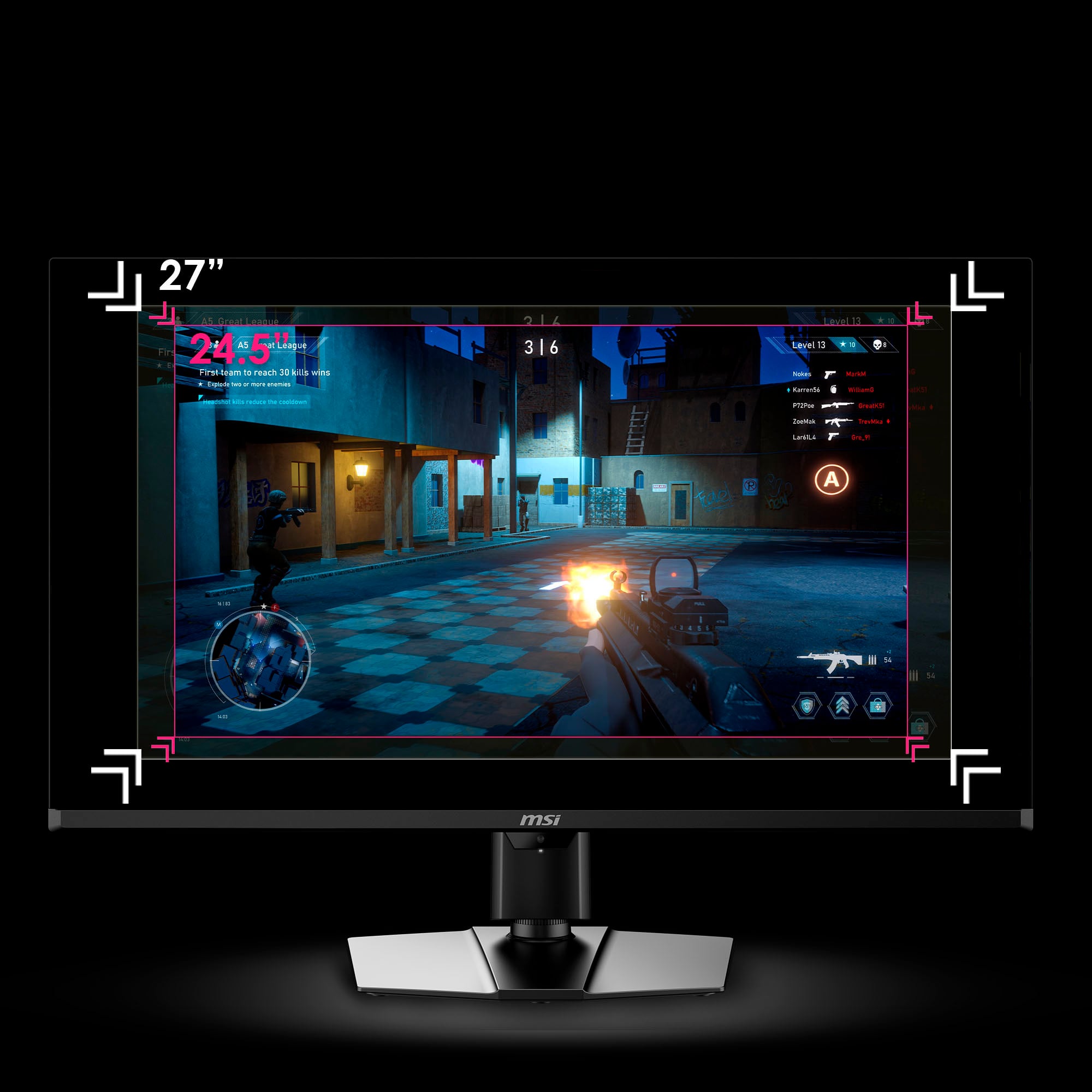 MSI Gaming-Monitor »MPG 322UR QD-OLED X24« 80 cm/32 ″  3840 x 2160 px 0,03 Reaktionszeit 240 Hz