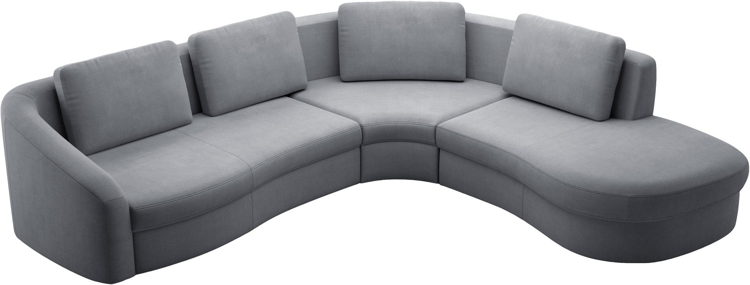 Ecksofa SIT & MORE "Jazz L-Form", grau (stone), B:303cm H:88cm T:274cm, 100% Polyester, Sofas, Ecksofa, In weiteren Größen erhältlich 6