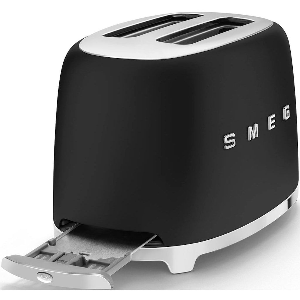 Smeg Toaster »TSF01BLMEU«, 2 kurze Schlitze, 950 W