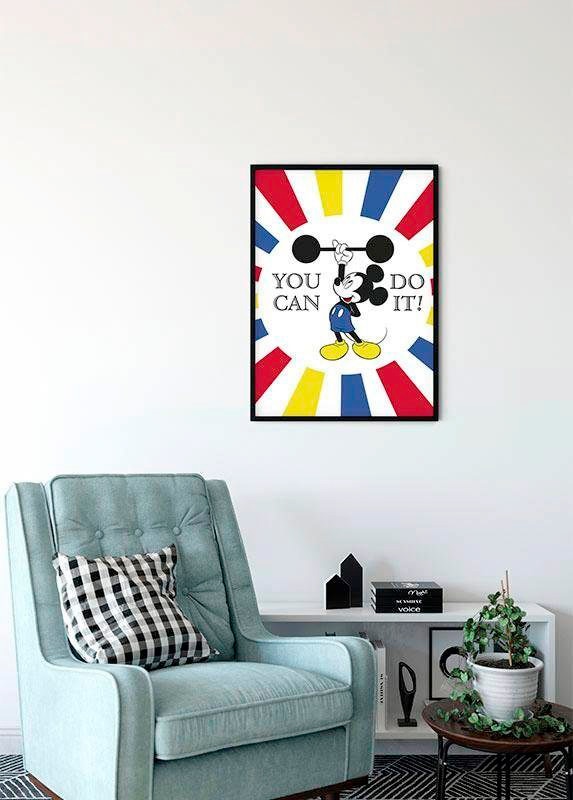Komar Bild »Mickey Mouse Do it« Disney 1 Stk. tlg. Wandbild zur Dekoration im Kinderzimmer - ohne Rahmen