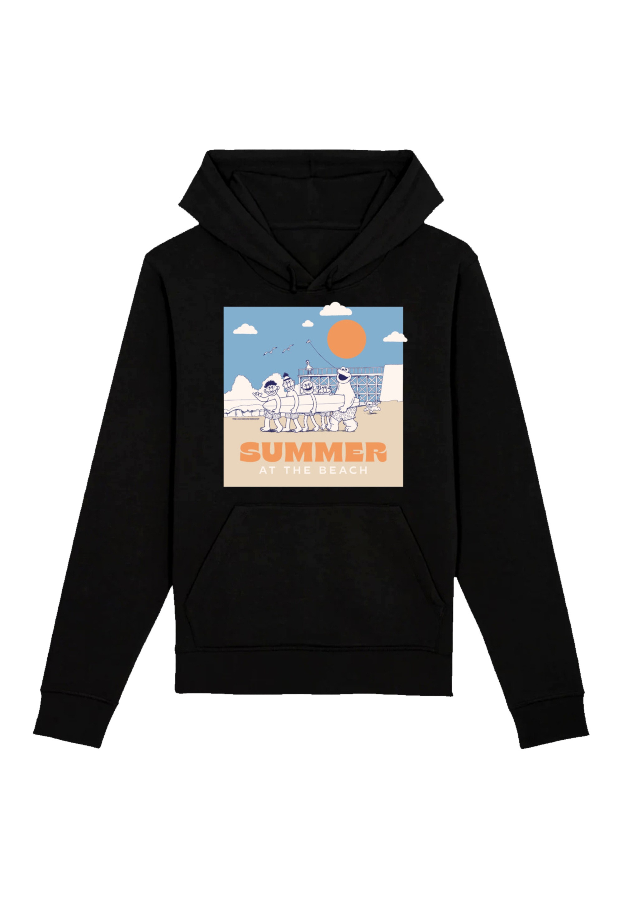 F4NT4STIC Kapuzenpullover "Sesamstraße Summer at the Beach", Premium Qualit günstig online kaufen