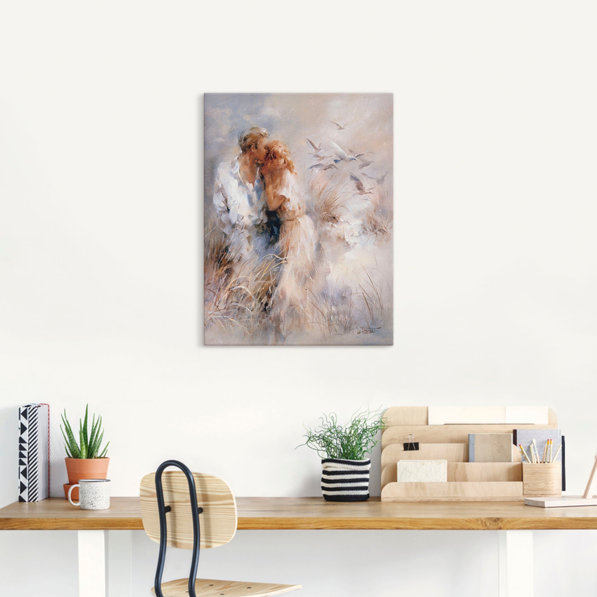 Artland Wandbild "Dichte Harmonie" Paar 1 Stk. tlg. als Leinwandbild, Poste günstig online kaufen