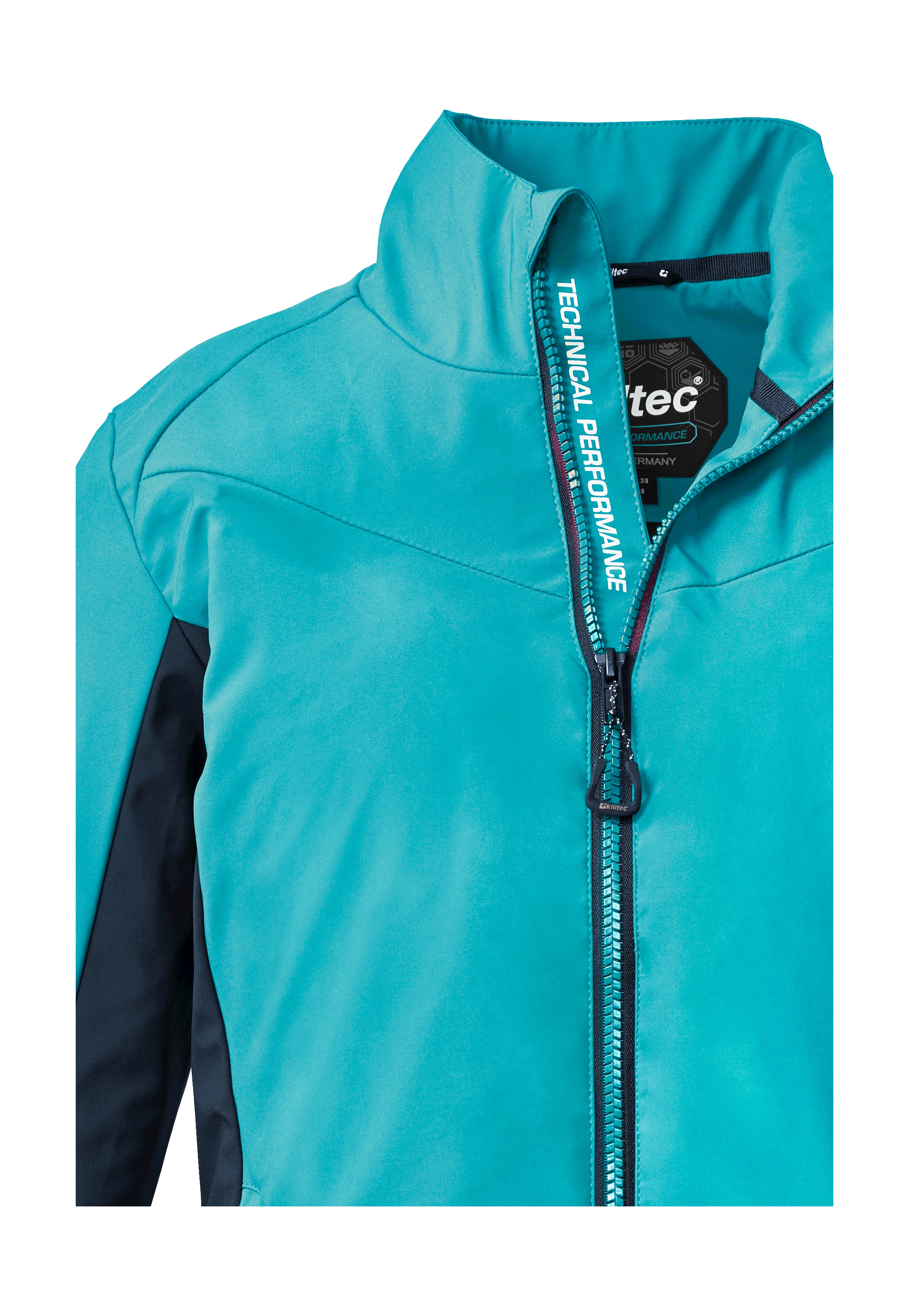 Thumbnail - Killtec Softshelljacke "KOW 102 WMN SFTSHLL JCKT", Schmal geschnittene Softshelljacke, wasser- und windabweisend, atmung...