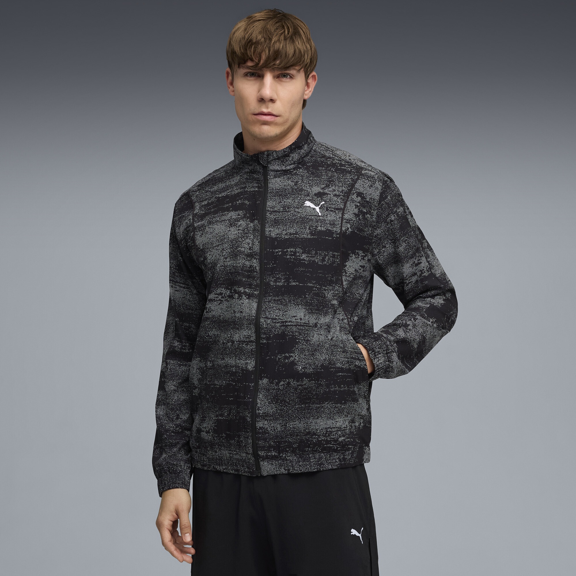 PUMA Trainingsjacke »Run Velocity Bedruckte Trainingsjacke Herren«