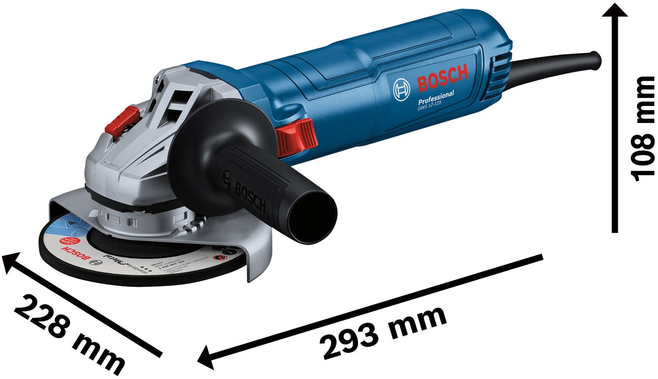 Bosch Professional Winkelschleifer »»GWS 12-125«« im Karton