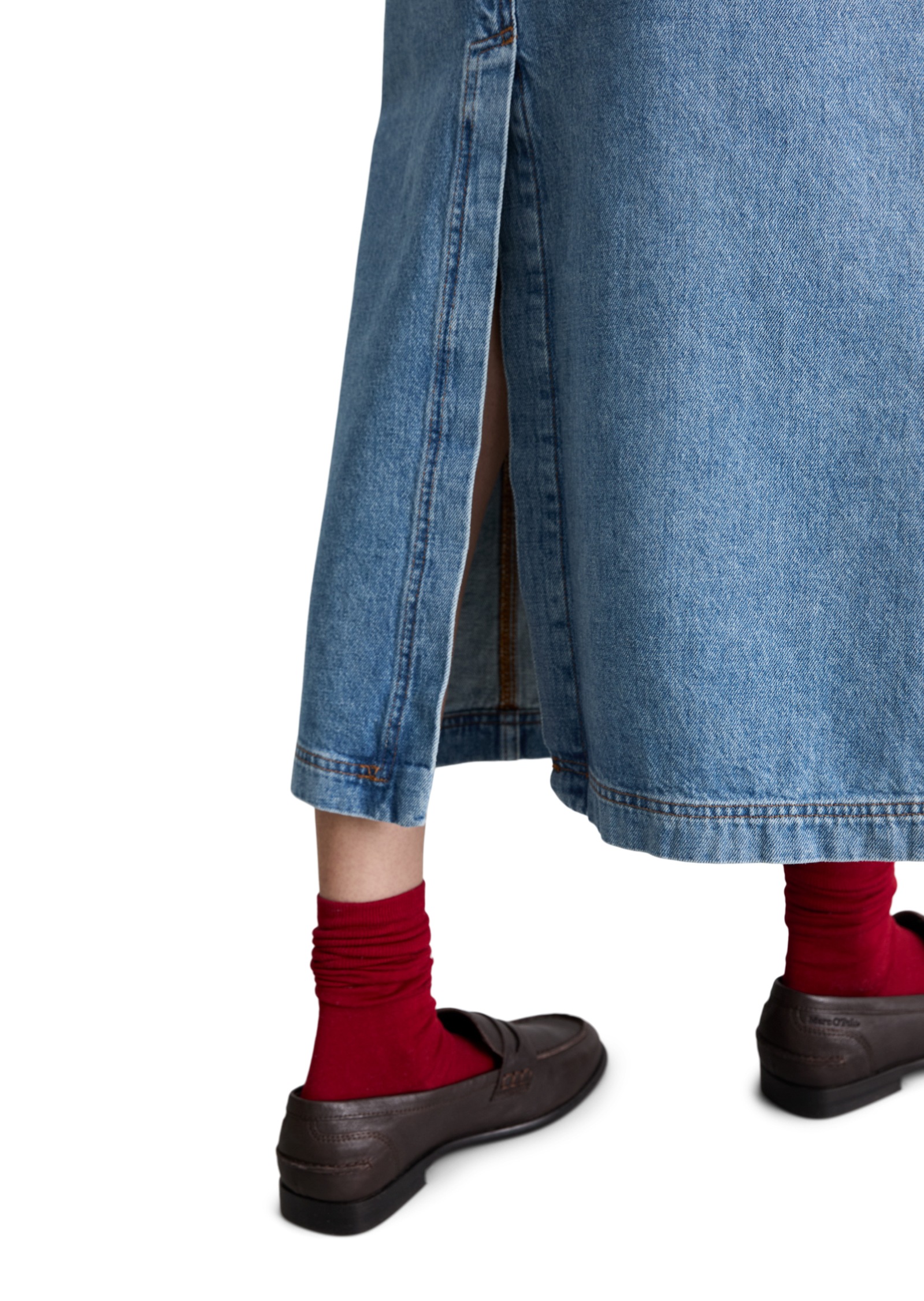 Thumbnail - Marc OPolo DENIM Jeansrock regular fit mit Ananasblattfasern