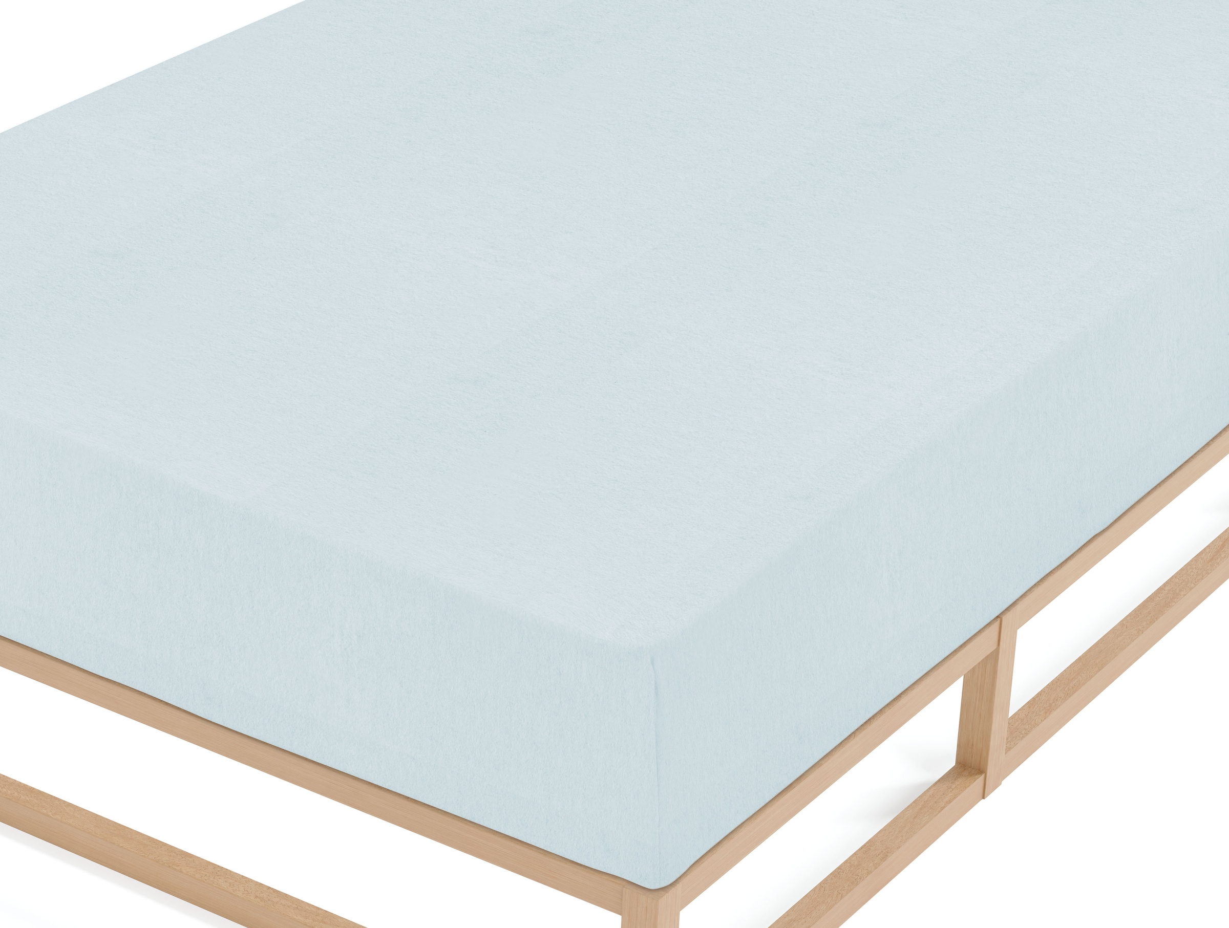 Biberna Spannbettlaken »Hermal«, 100% Baumwolle, weich+warm, Matratzenhöhe bis 22 cm, Made in Germany