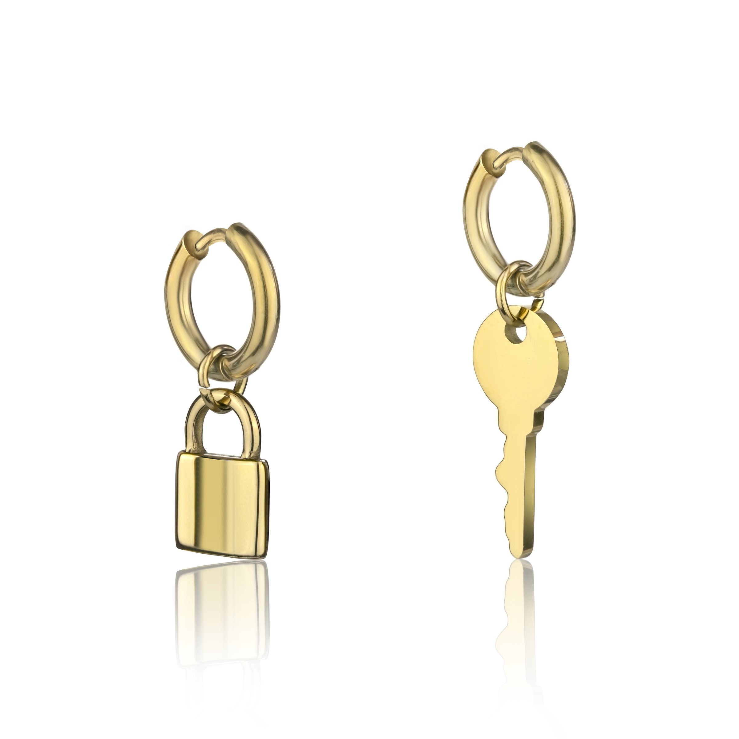 MARC LAUDER Ohrring und Ketten Set »MS003G« ()  40-45cm