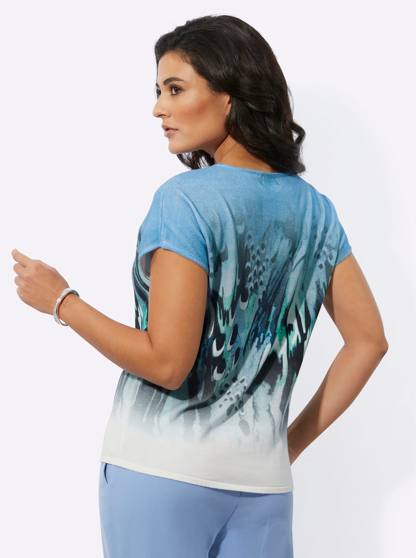 Thumbnail - creation L Kurzarmpullover "Rundhals-Pullover"