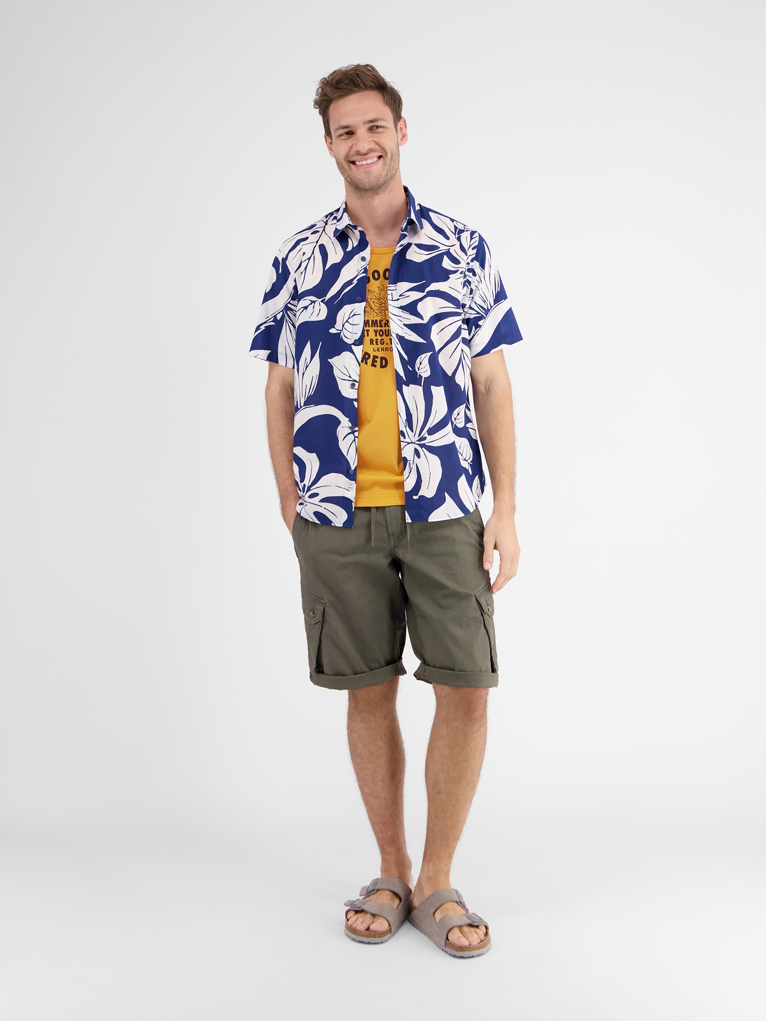 LERROS Muskelshirt »LERROS Tanktop für Herren, mit Brustprint«
