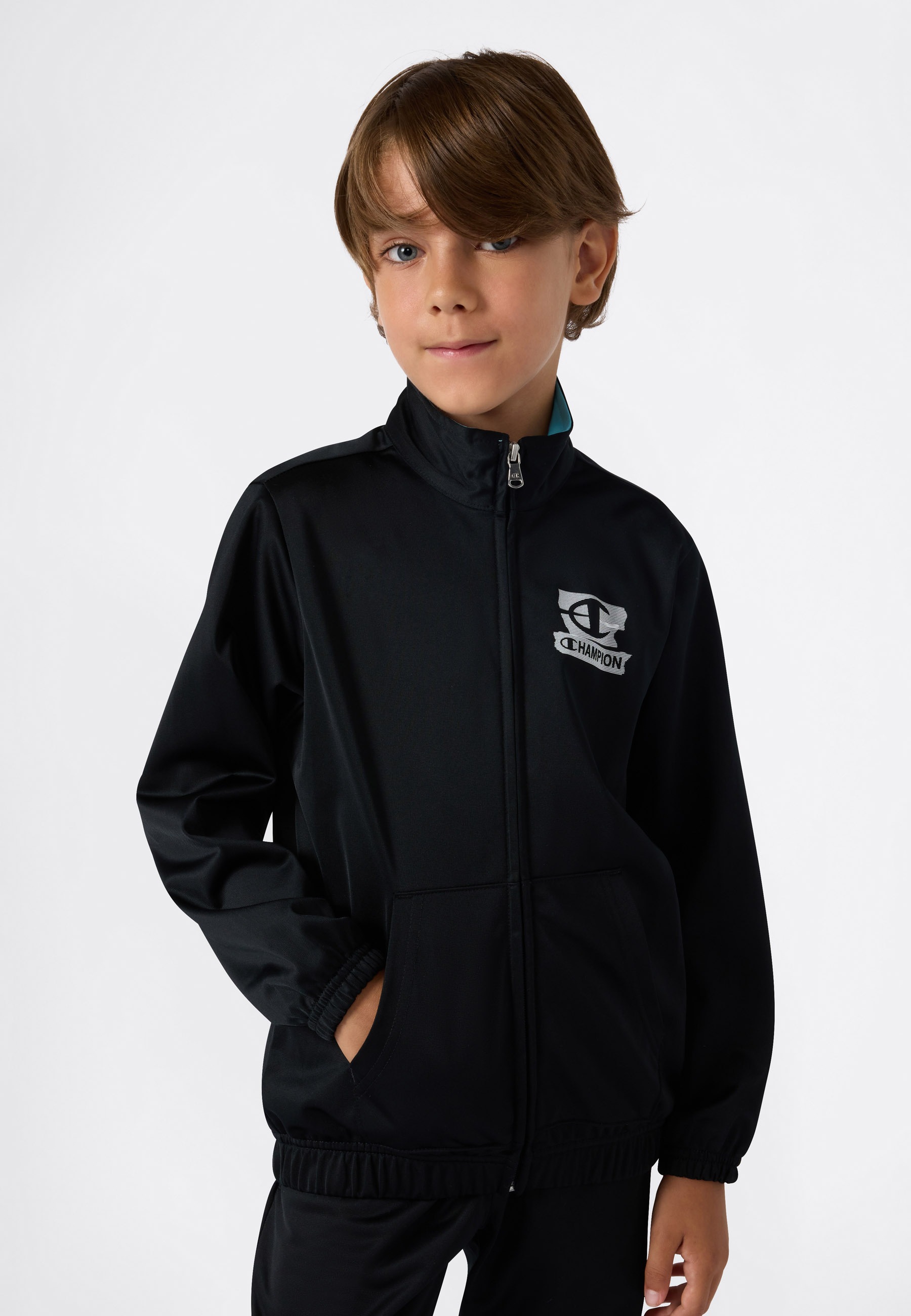 Thumbnail - Champion Trainingsanzug "SPORTWEAR TRACKSUIT Standard Fit" 2 Stk. für Kinder und Jugendliche, mit durchgehendem Frontrei...