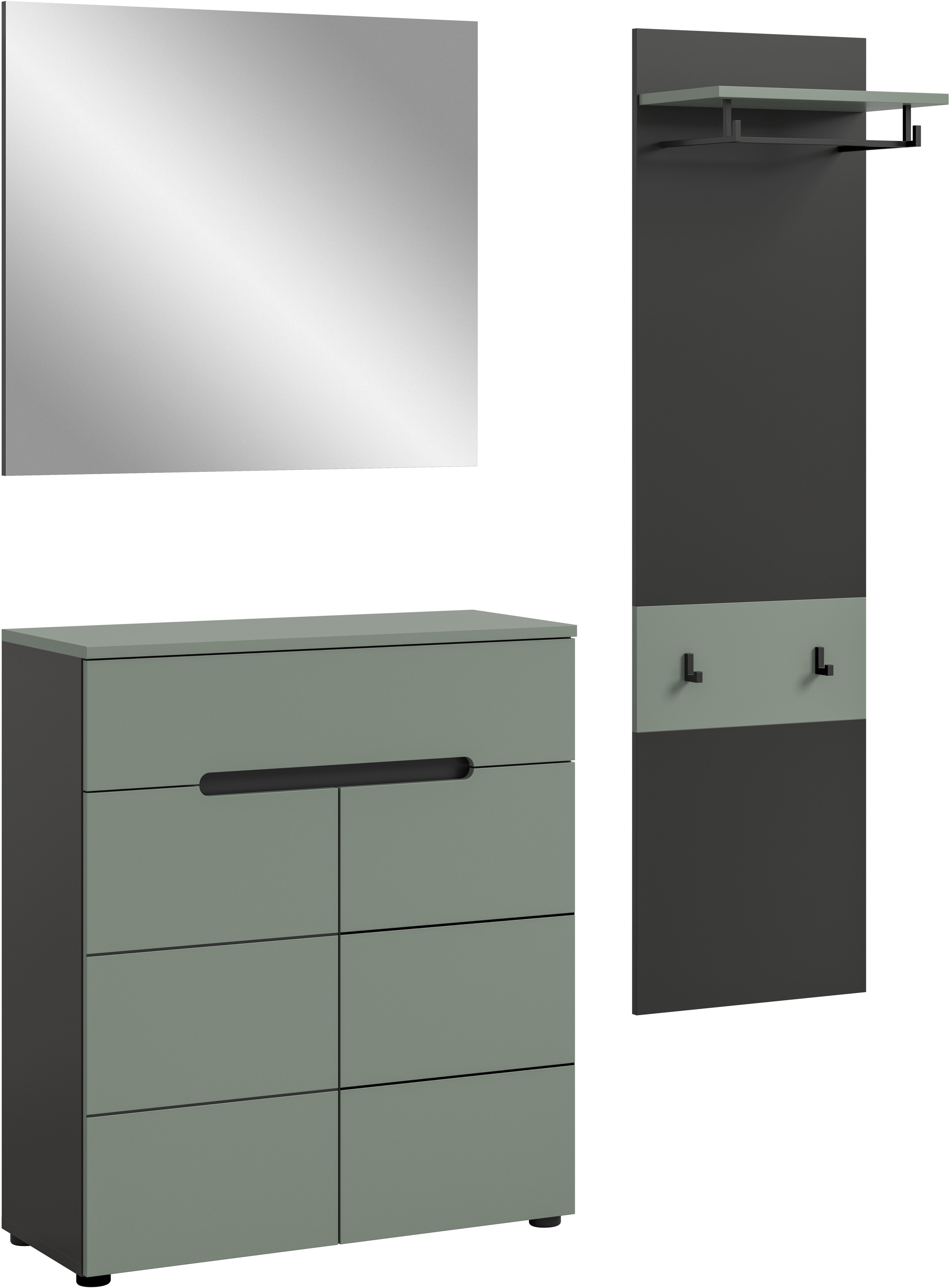 Home affaire Garderoben-Set "REHAT, TOPSELLER, 3-teilig, Breite 140 cm, ind günstig online kaufen