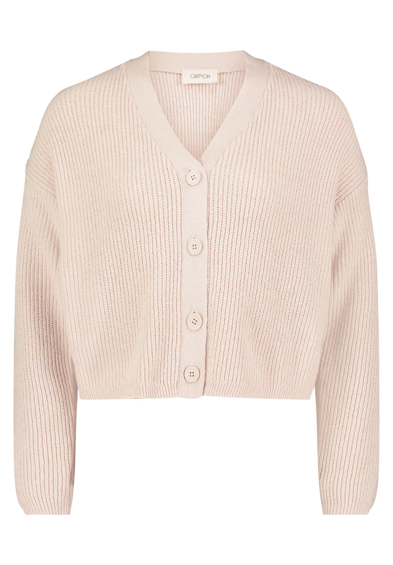 Cartoon Strickjacke »Cartoon Basic-Strickjacke mit V-Ausschnitt«, Struktur