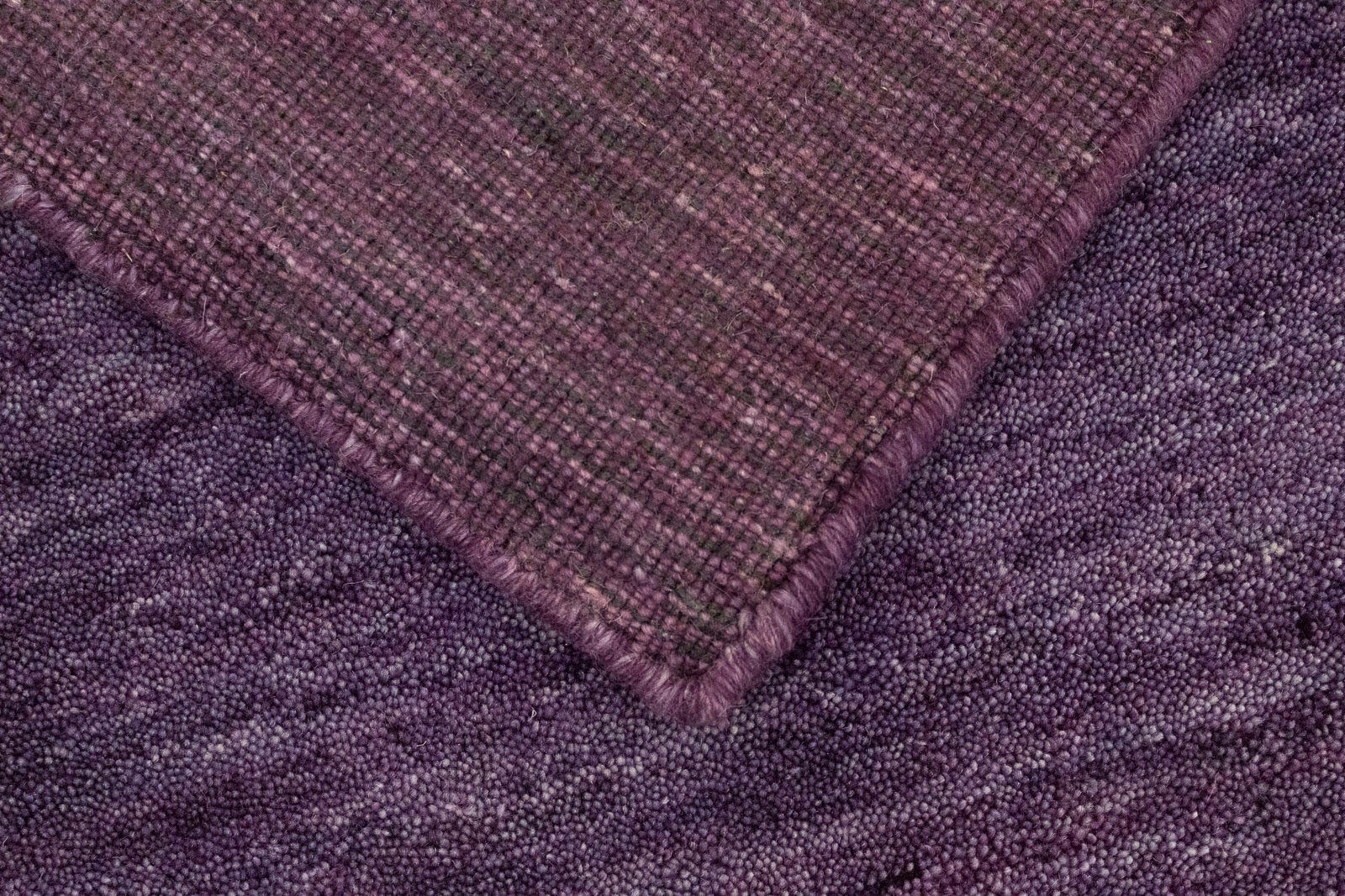 morgenland Wollteppich »Uni - Gabbeh Teppich - Softy«, rechteckig, 1,6 mm Höhe, Gabbeh Optik, Uni Farben, reine Wolle, sehr weicher Flor, Wohnzimmer