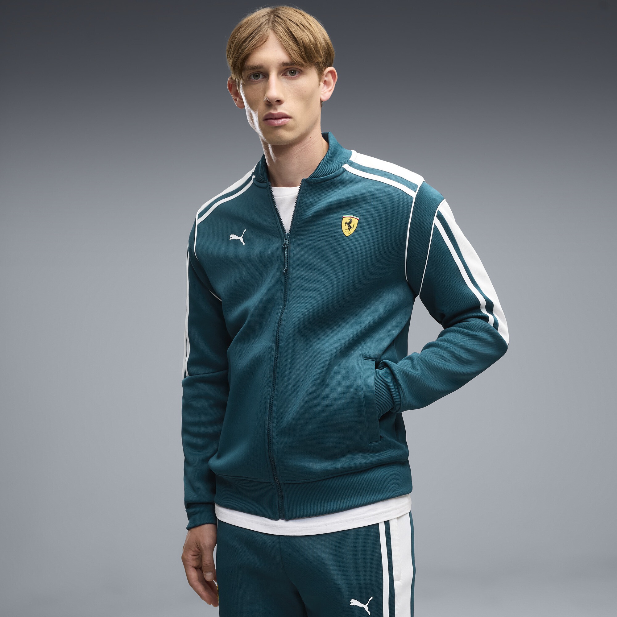 PUMA Sweatjacke »Scuderia Ferrari MT7 Trainingsjacke Herren«