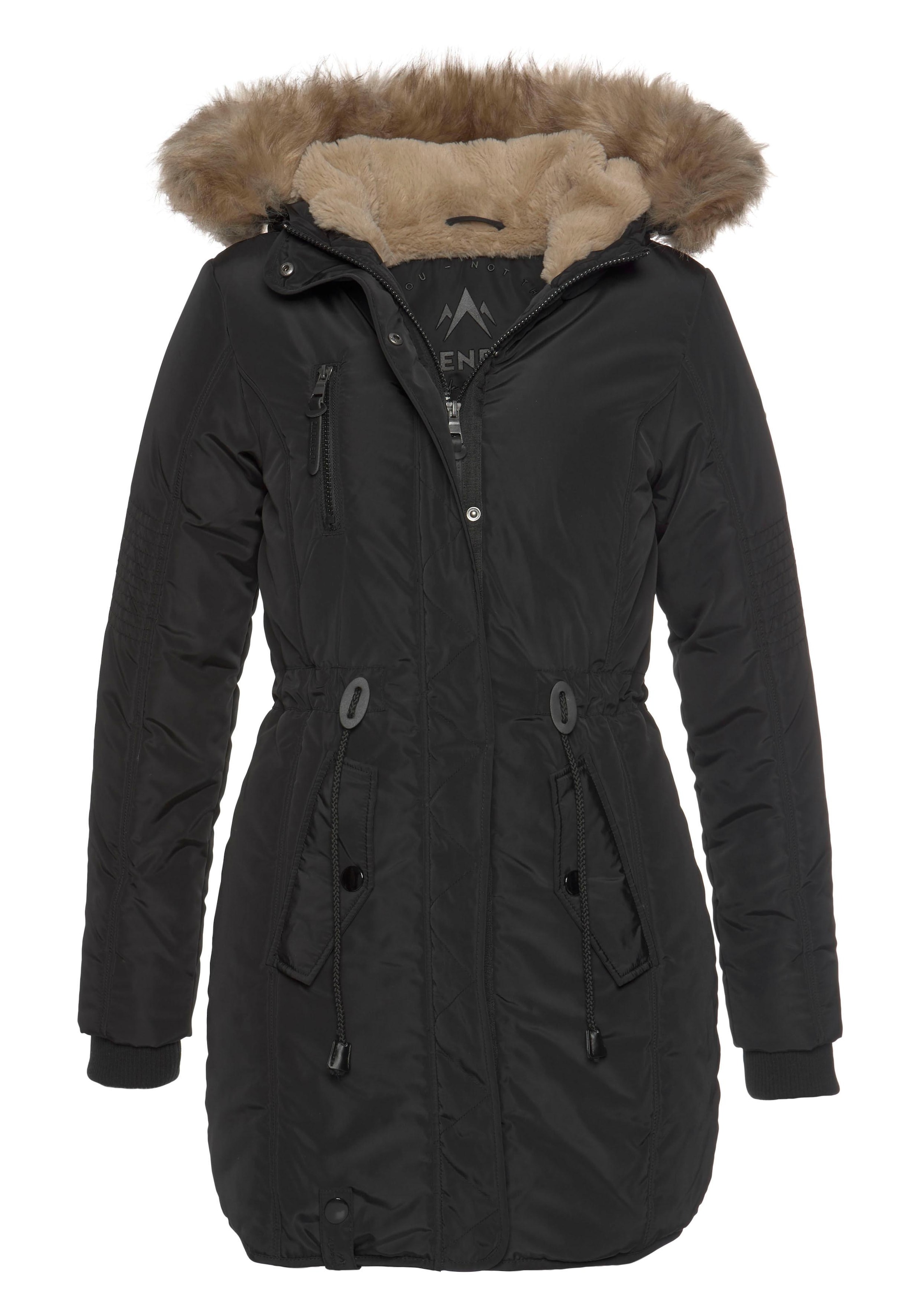 ALPENBLITZ Parka »Wintercharme«, mit Kapuze, für kalte Temperaturen, aus Webstoff, mit Kapuze, mit Taschen