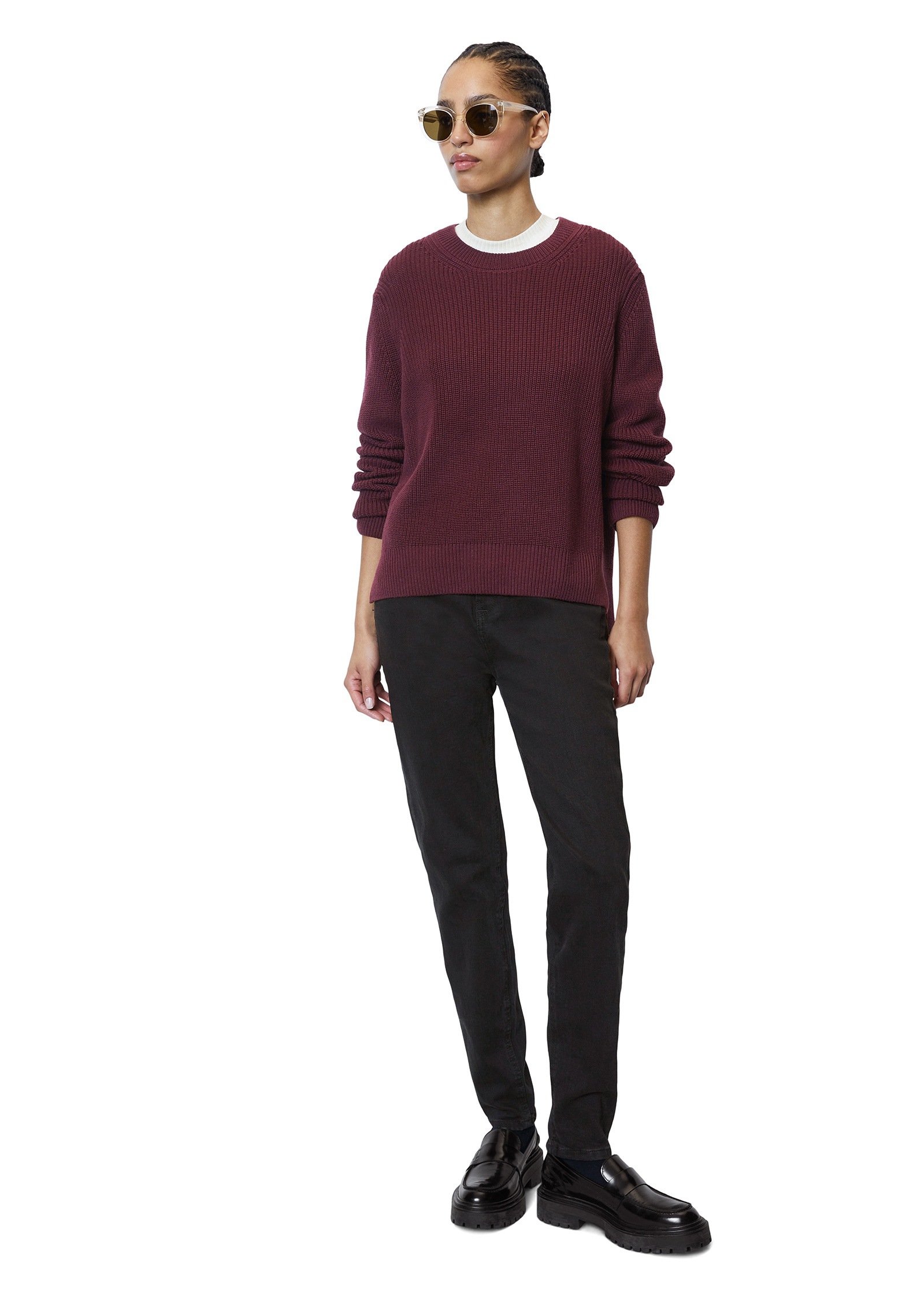 Marc O'Polo DENIM Strickpullover »aus Organic Cotton«
