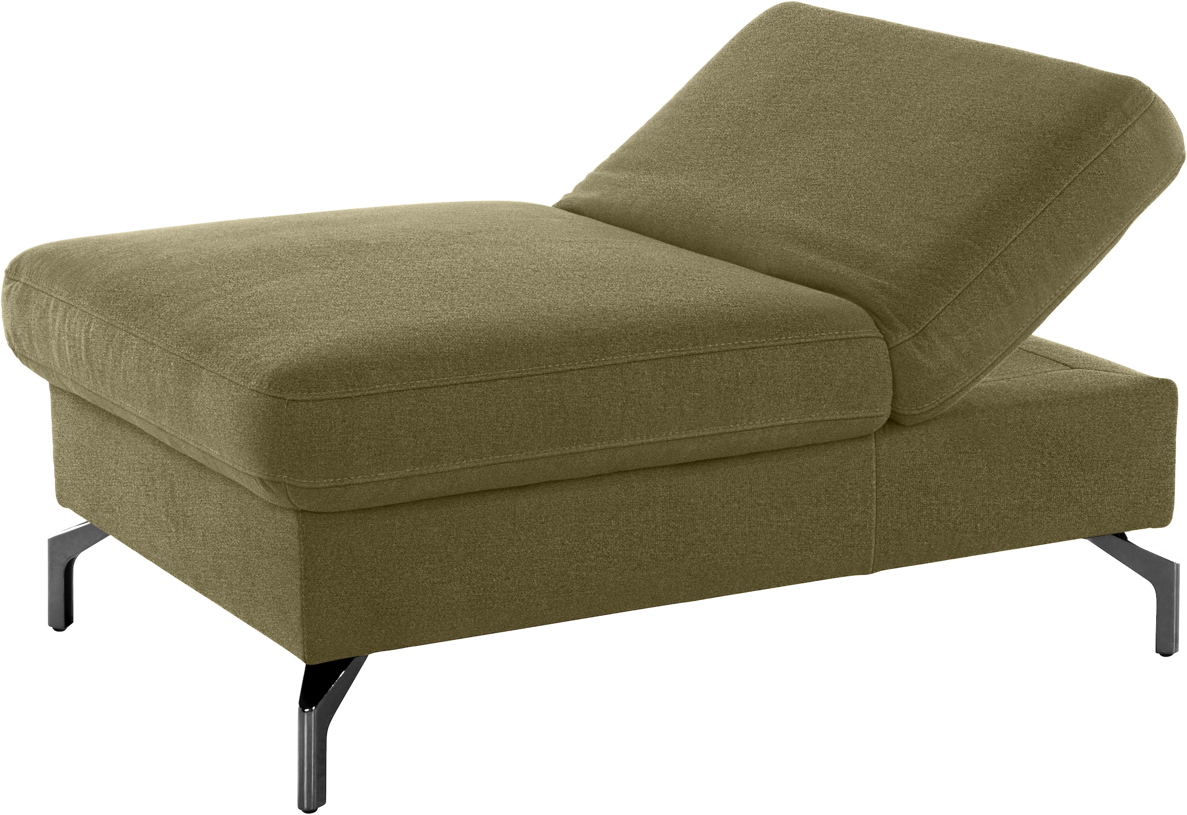 sit&more Hocker »Brisbane«, Fußhöhe 15 cm, mit Federkern und Klappfunktion