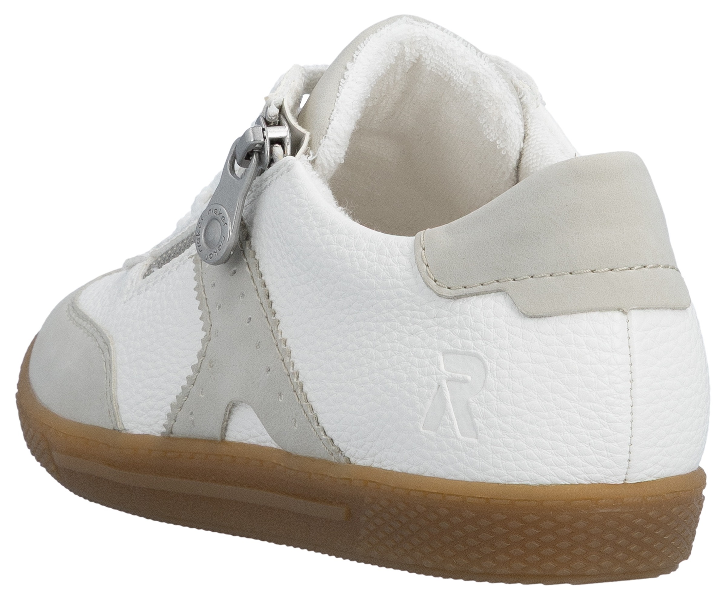 Rieker Sneaker, Halbschuh, Freizeitschuh, Schnürschuh mit Reißverschluss günstig online kaufen