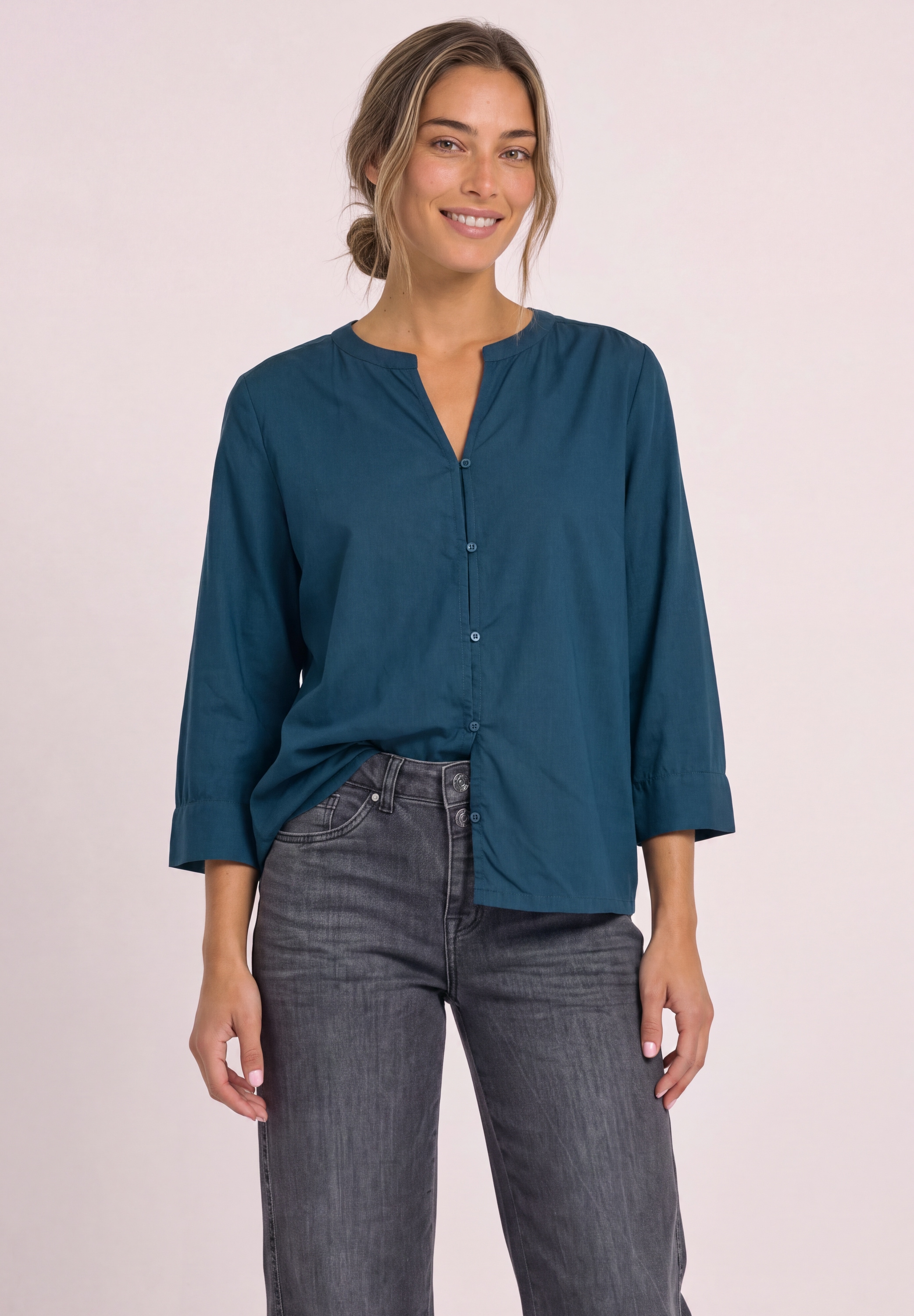 STREET ONE Shirtbluse mit 3/4 Ärmeln