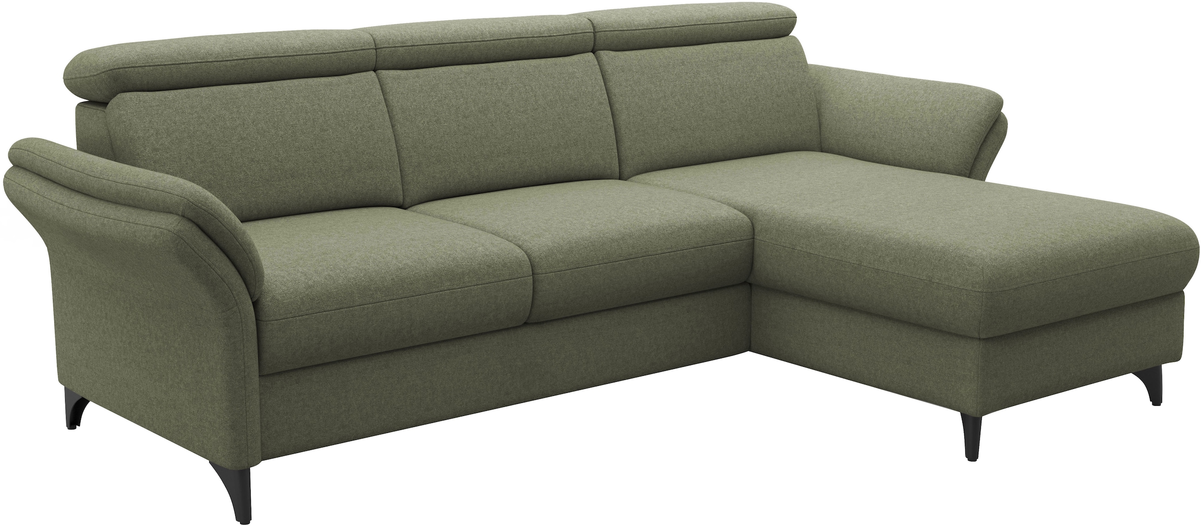 sit&more Ecksofa »Glendale, L-Form« inkl. Kopfteilverstellung, wahlweise mit Vorziehsitz und Bettkasten