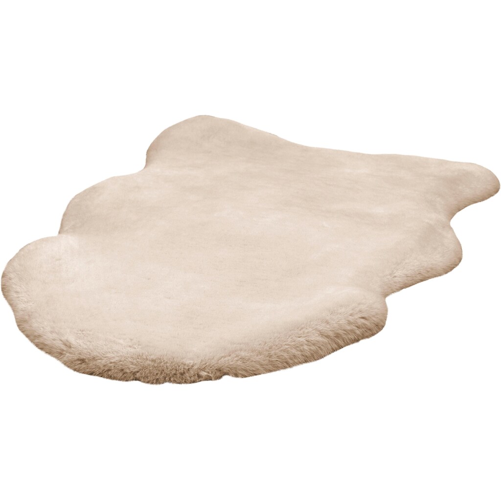 Wohnen Teppiche calo-deluxe Fellteppich »Vogesen 200«, fellförmig, 35 mm Höhe, Kunstfell, Wohnzimmer creme Wohnen Teppiche calo-deluxe Fellteppich »Vogesen 200«, fellförmig, 35 mm Höhe, Kunstfell, Wohnzimmer creme